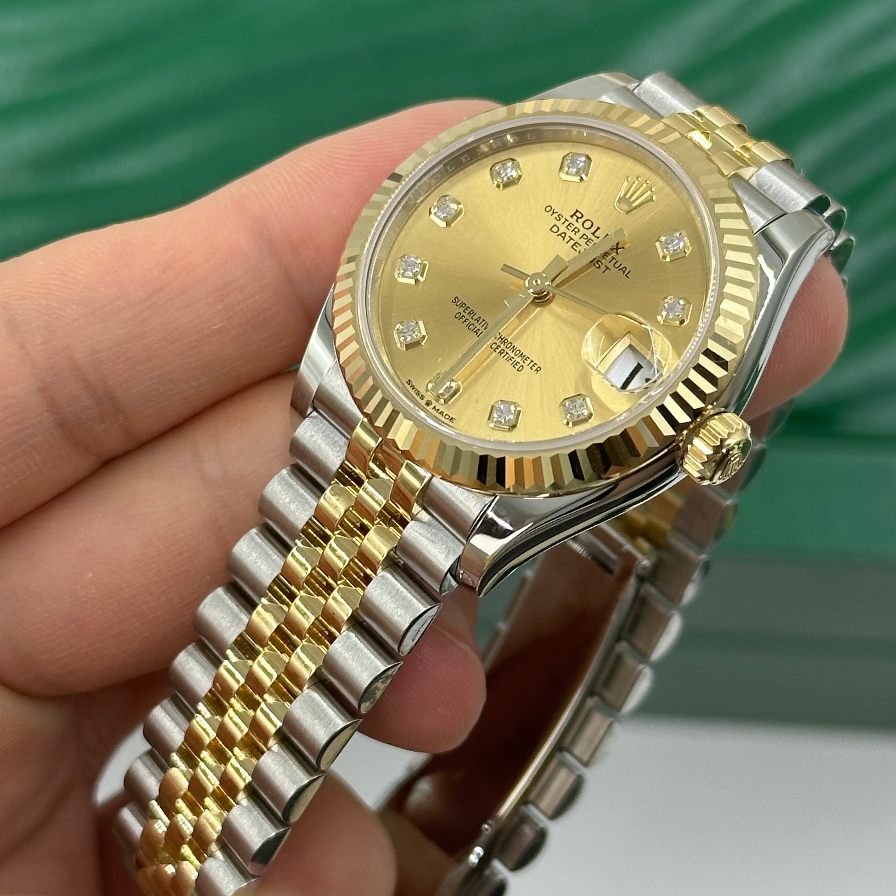 Rolex Datejust 31 278273g Champagne Diamond Jubilee 2025
