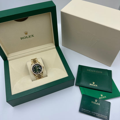 Rolex Day-Date 36 128348RBR G GREEN OMBRE  m128348rbr-0035 2025