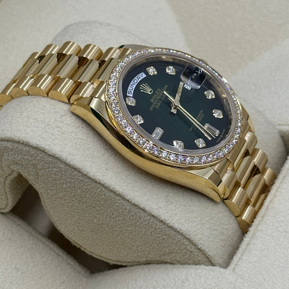 Rolex Day-Date 36 128348RBR G GREEN OMBRE  m128348rbr-0035 2025