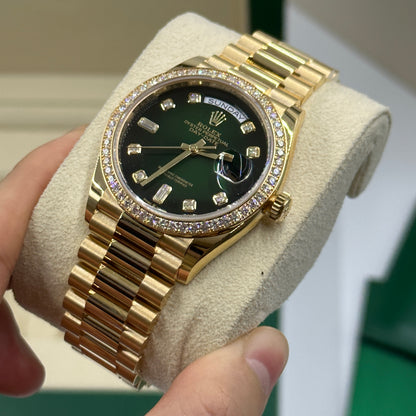 Rolex Day-Date 36 128348RBR G GREEN OMBRE  m128348rbr-0035 2025