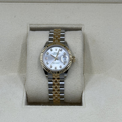 Rolex Lady-Datejust 28 279173G Silver Diamonds Jubilee 2026