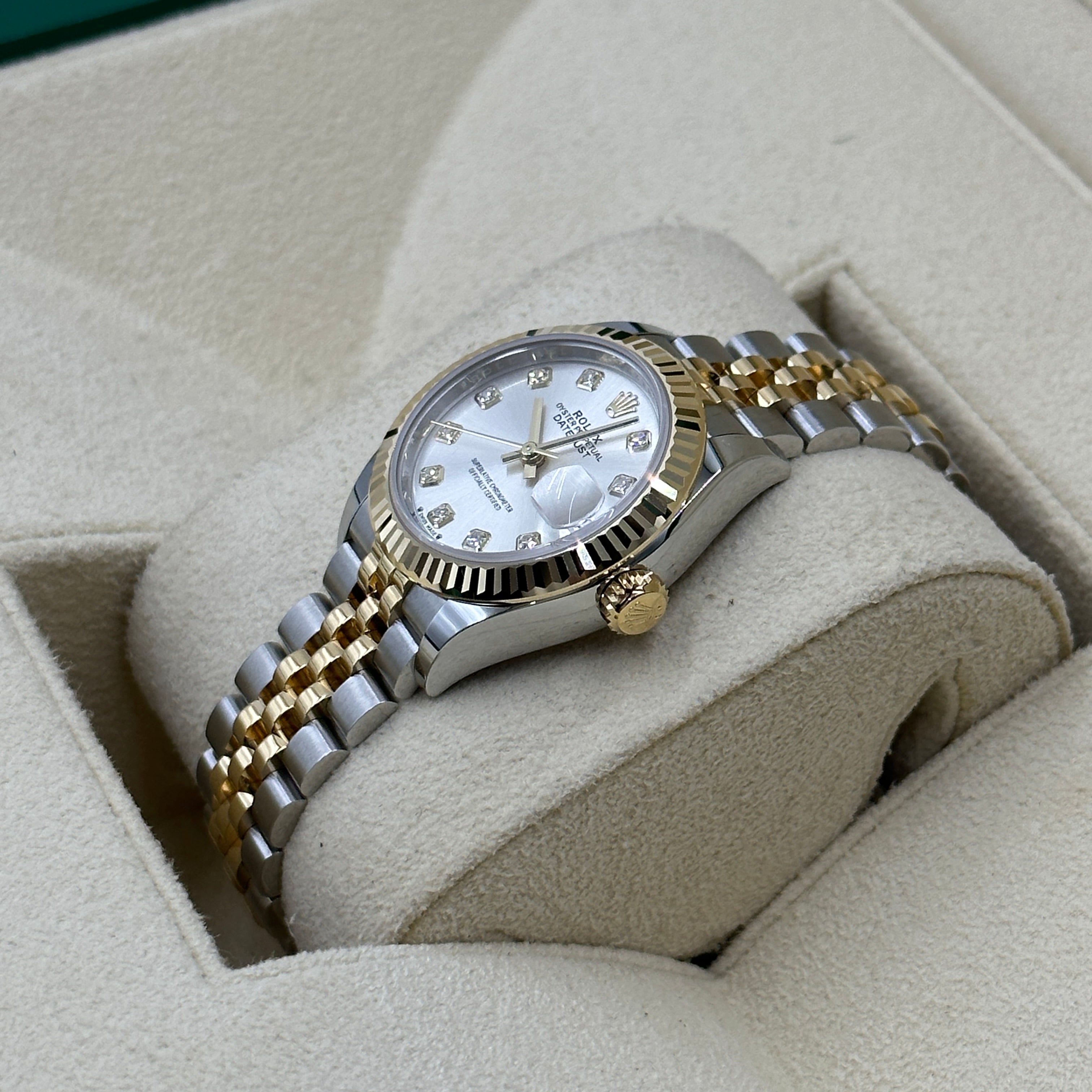 Rolex Lady-Datejust 28 279173G Silver Diamonds Jubilee 2026
