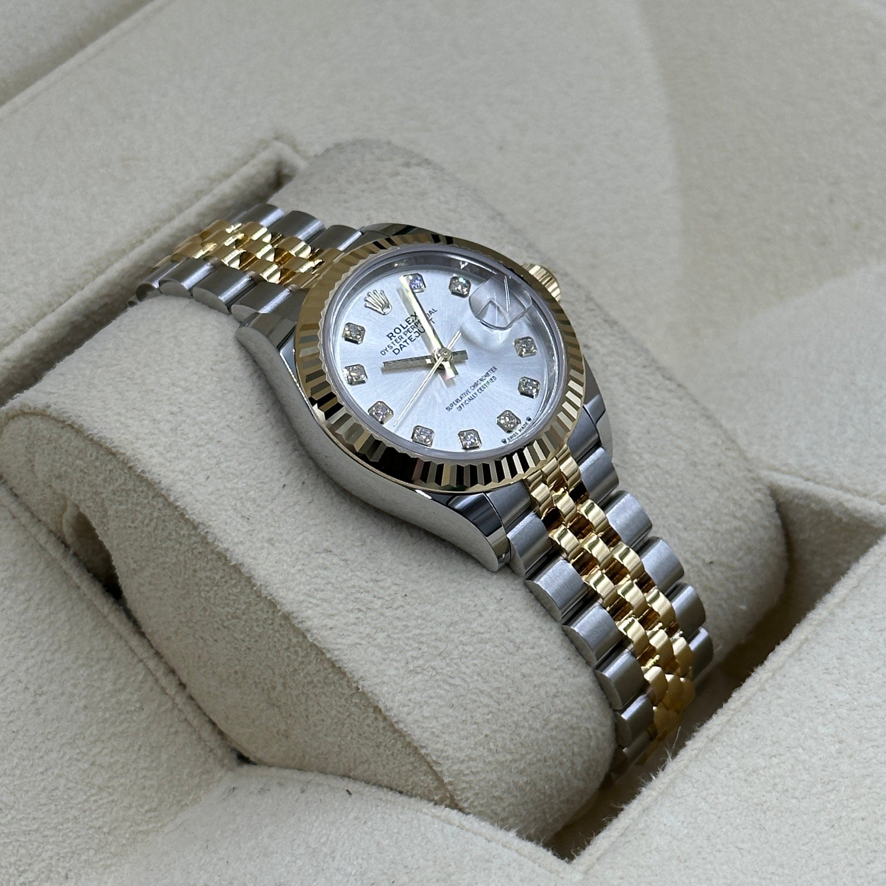 Rolex Lady-Datejust 28 279173G Silver Diamonds Jubilee 2026