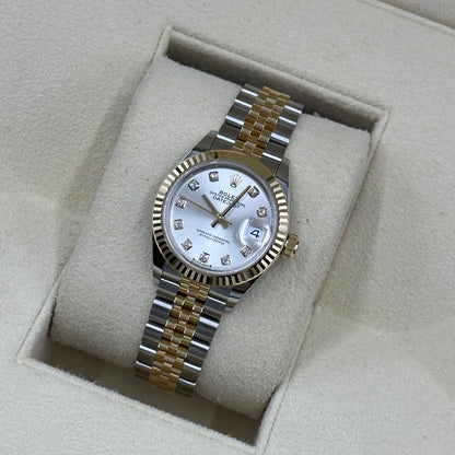 Rolex Lady-Datejust 28 279173G Silver Diamonds Jubilee 2026