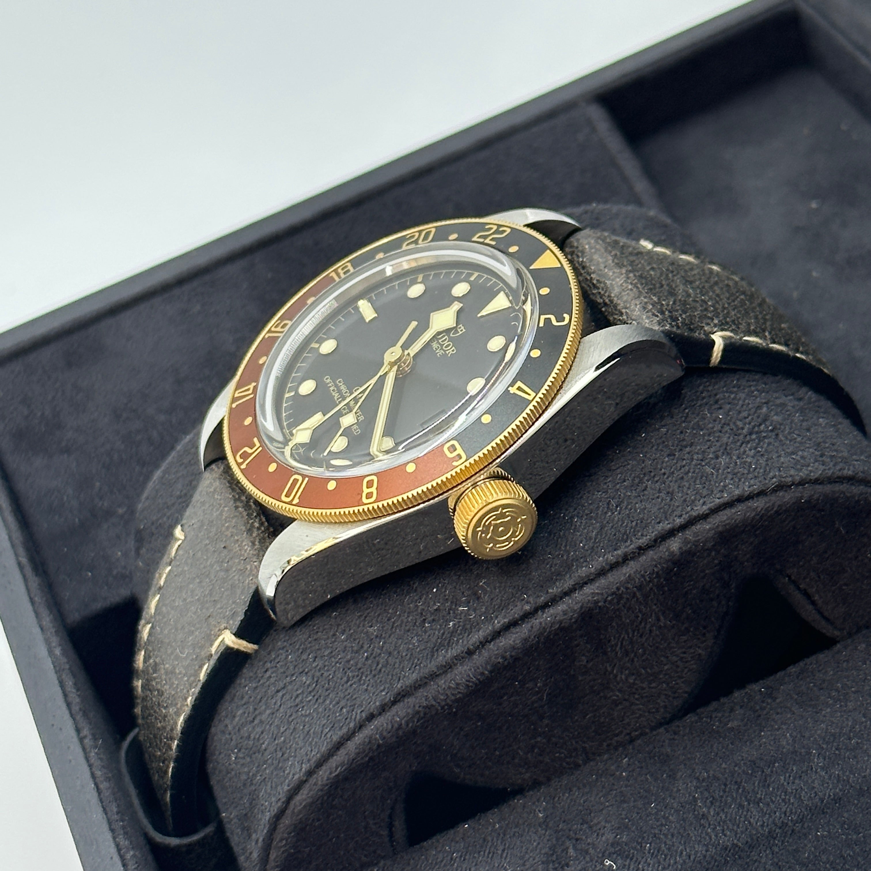 Tudor Black Bay GMT41mm 79833Mn-0003 Leather Strap 2024