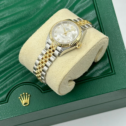 Rolex Lady-Datejust 28 279173G Silver Diamonds Jubilee 2026