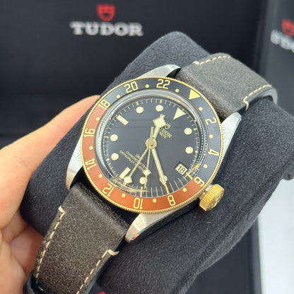 Tudor Black Bay GMT41mm 79833Mn-0003 Leather Strap 2024