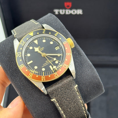 Tudor Black Bay GMT41mm 79833Mn-0003 Leather Strap 2024