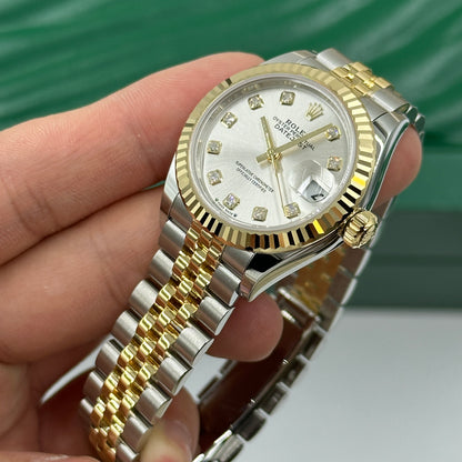 Rolex Lady-Datejust 28 279173G Silver Diamonds Jubilee 2026