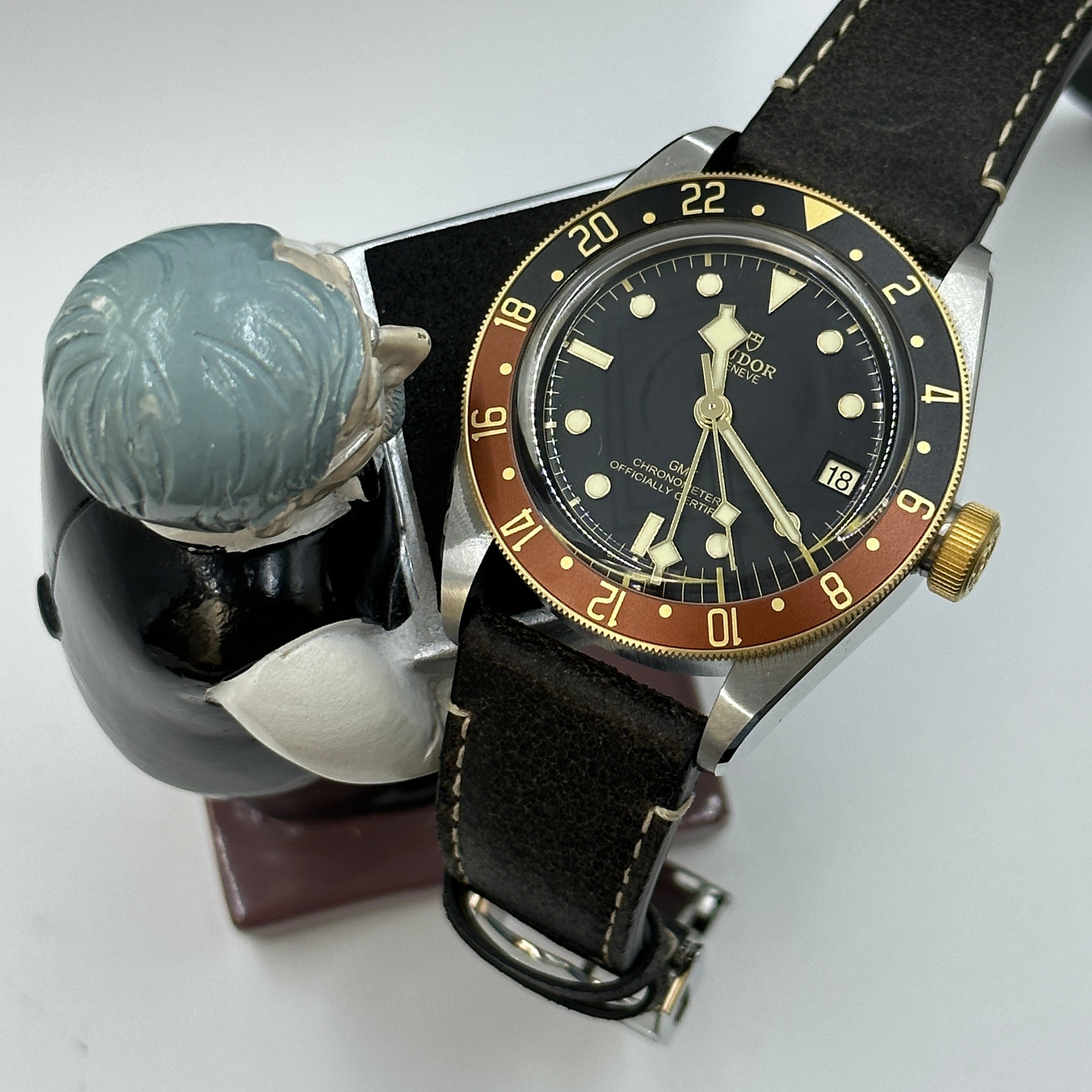 Tudor Black Bay GMT41mm 79833Mn-0003 Leather Strap 2024