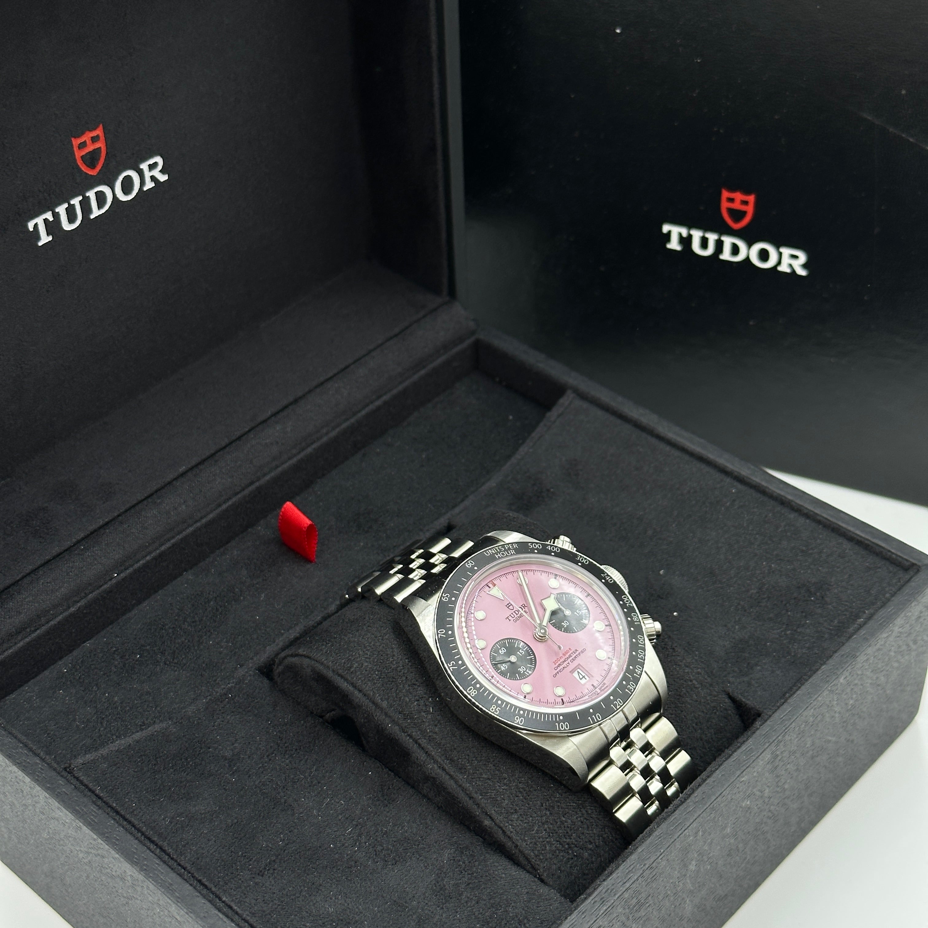 Tudor M79360N-0019 Heritage Black Bay Chronograph Pink