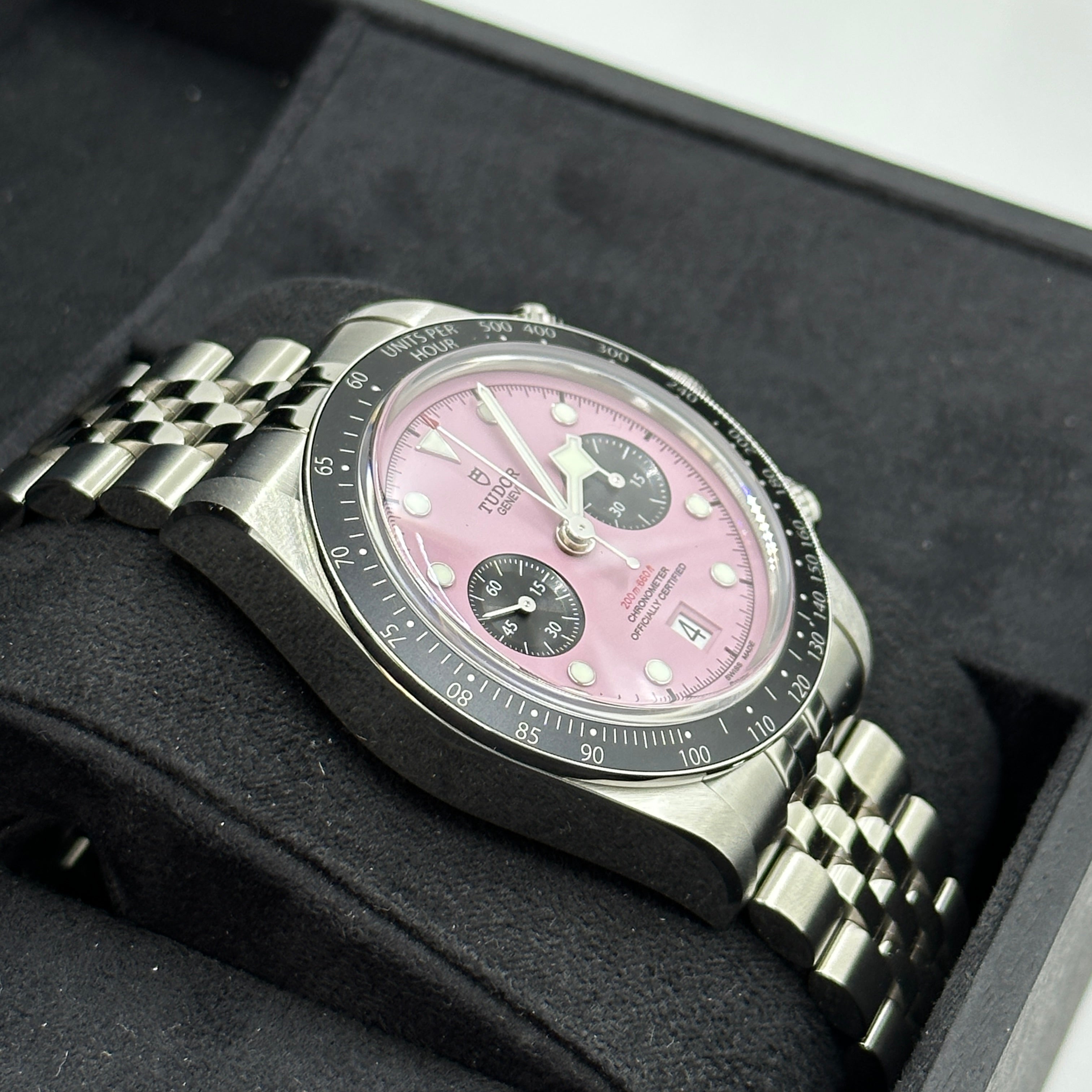 Tudor M79360N-0019 Heritage Black Bay Chronograph Pink