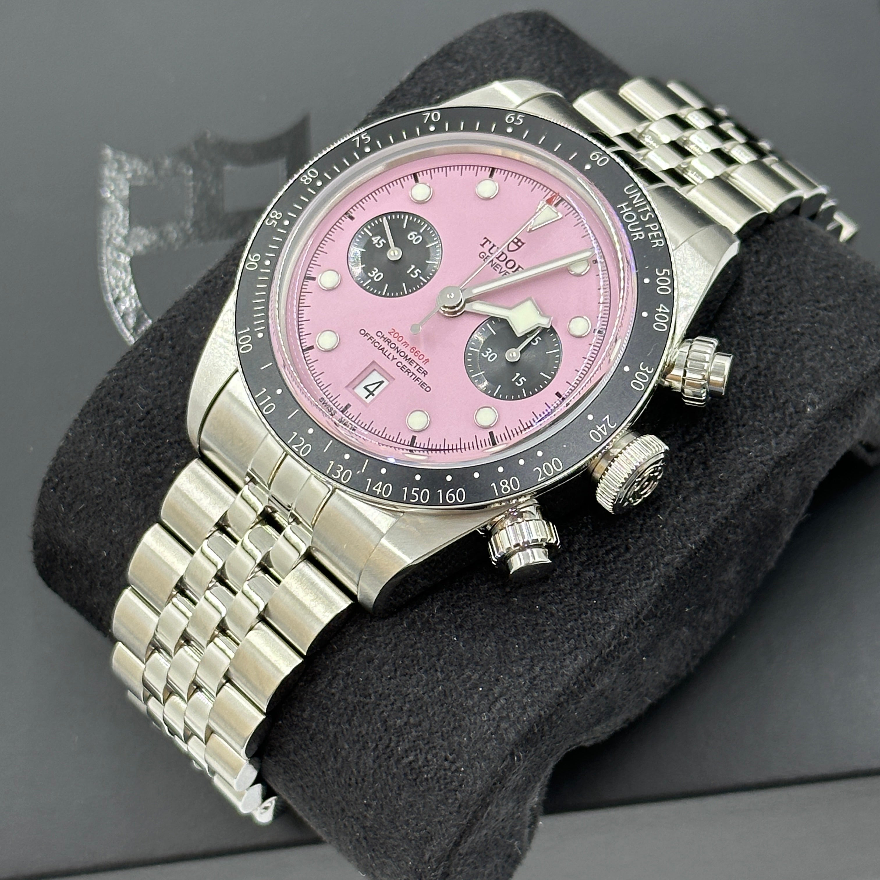 Tudor M79360N-0019 Heritage Black Bay Chronograph Pink