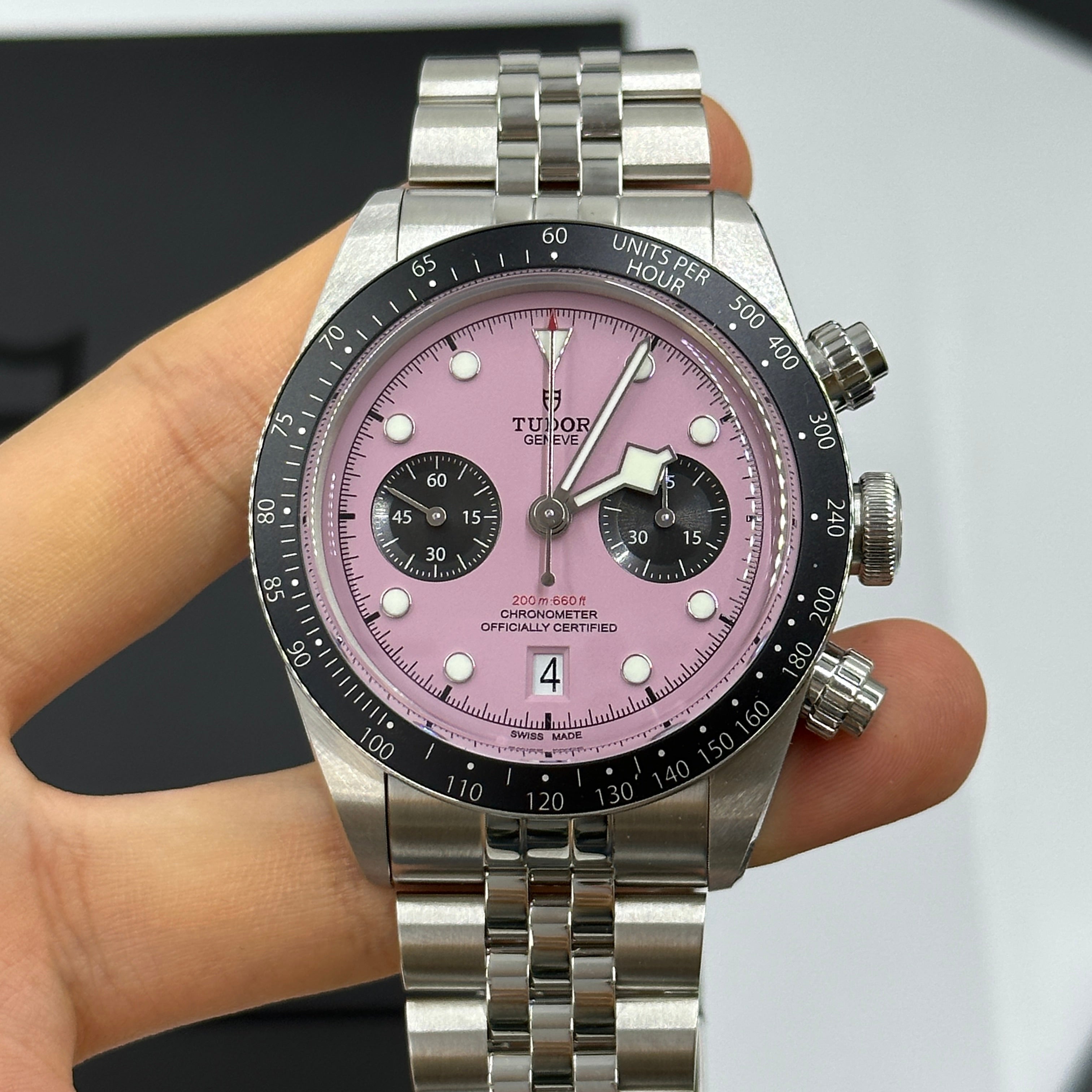 Tudor M79360N-0019 Heritage Black Bay Chronograph Pink