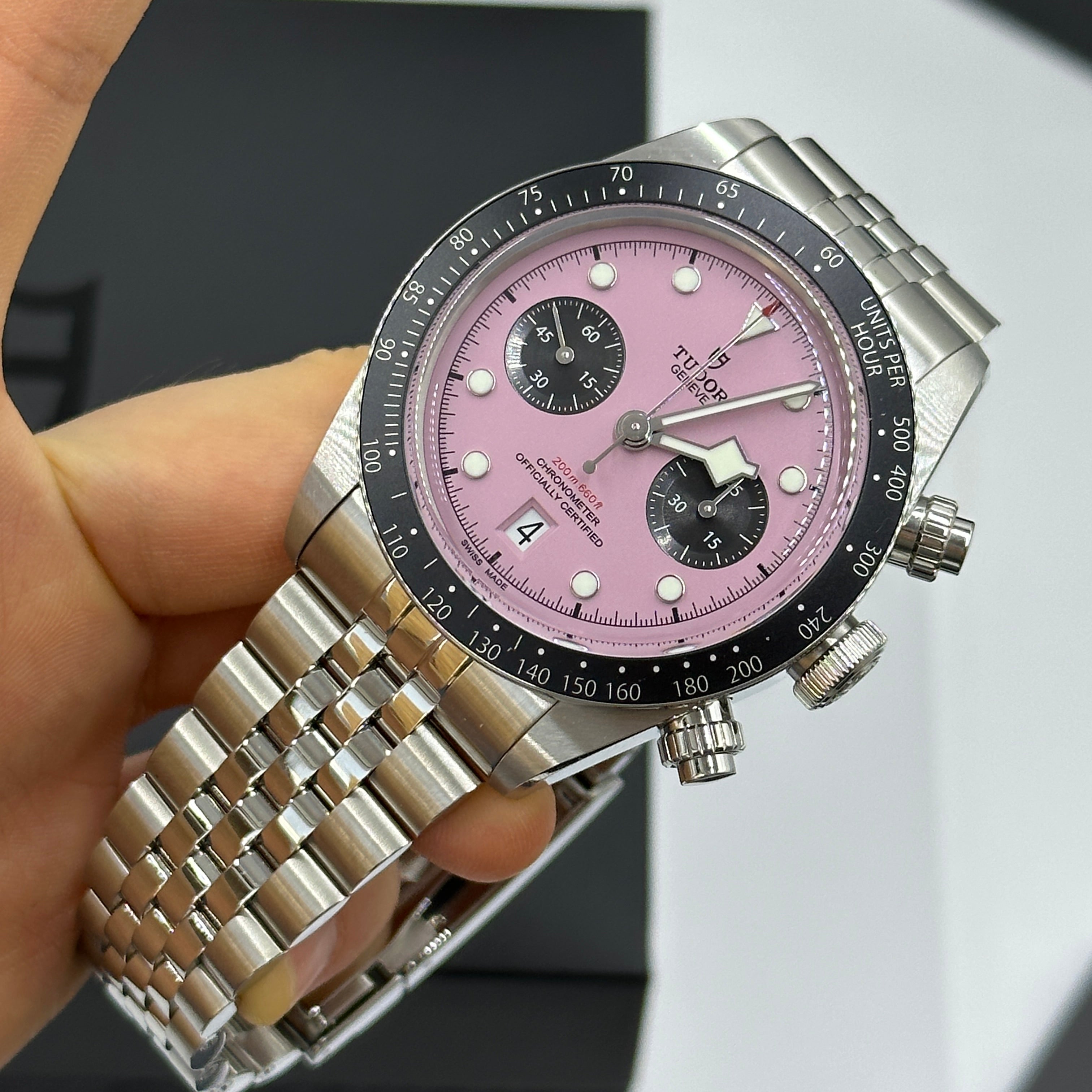 Tudor M79360N-0019 Heritage Black Bay Chronograph Pink