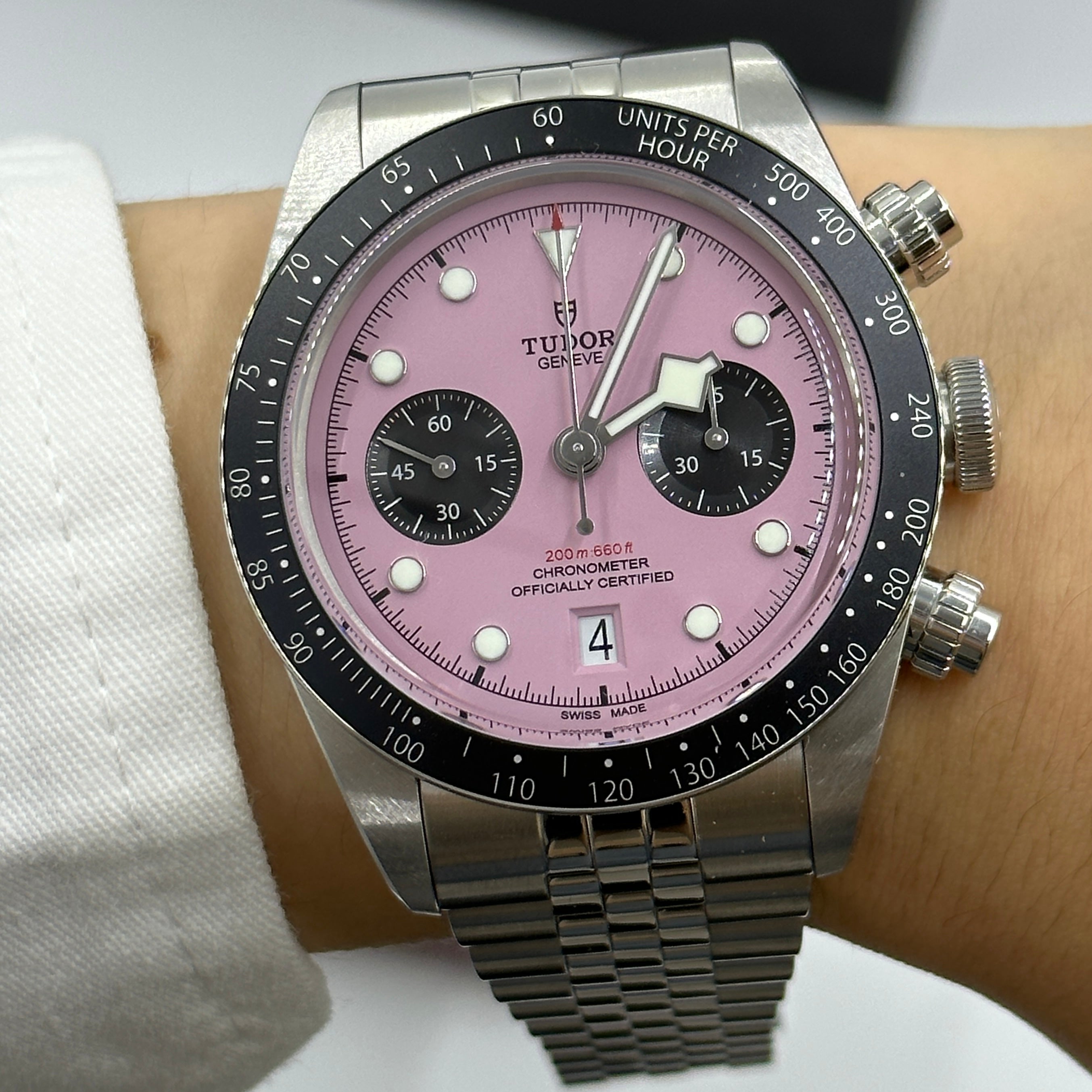 Tudor M79360N-0019 Heritage Black Bay Chronograph Pink