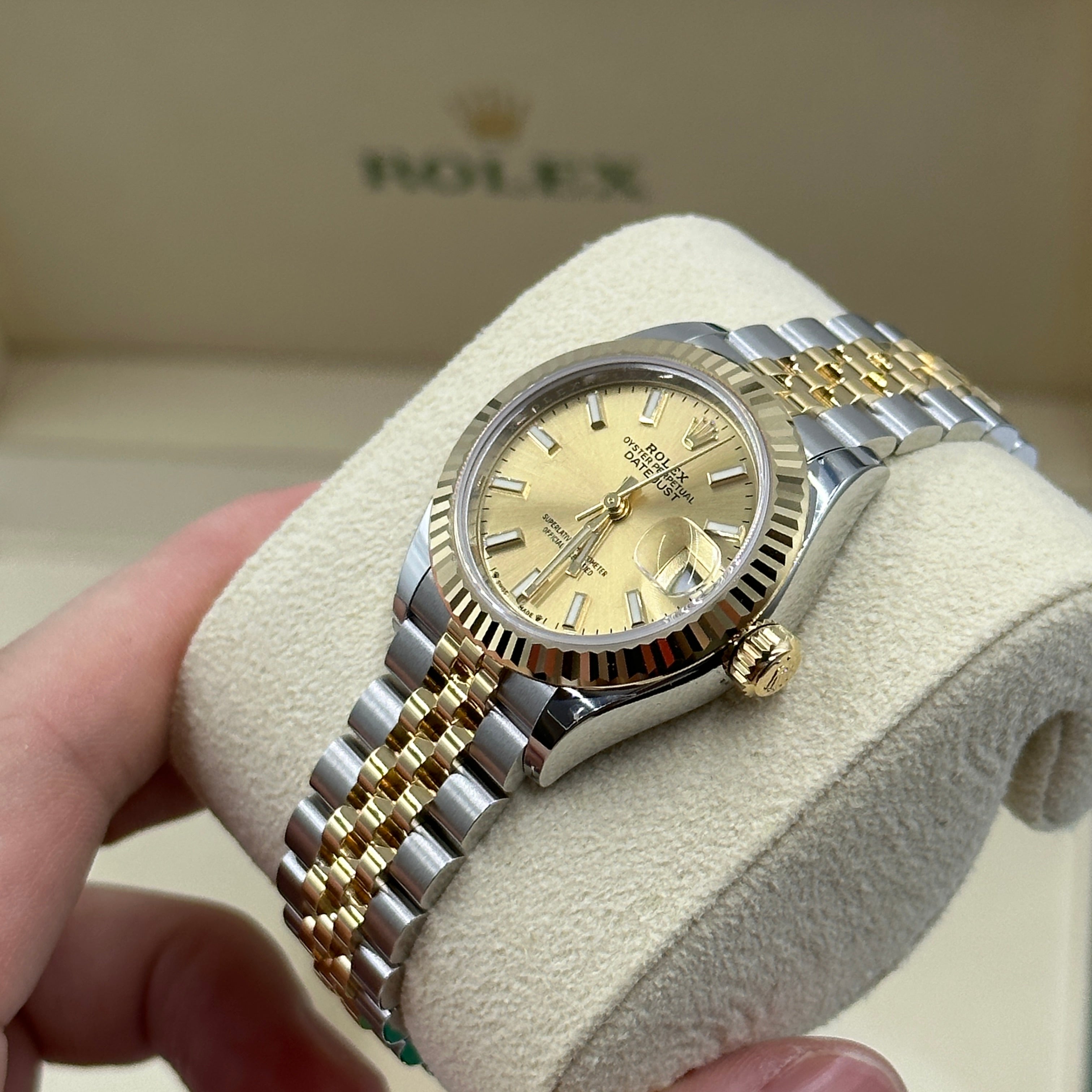 Rolex Lady-Datejust 279173 Champagne Index Jubilee 2025