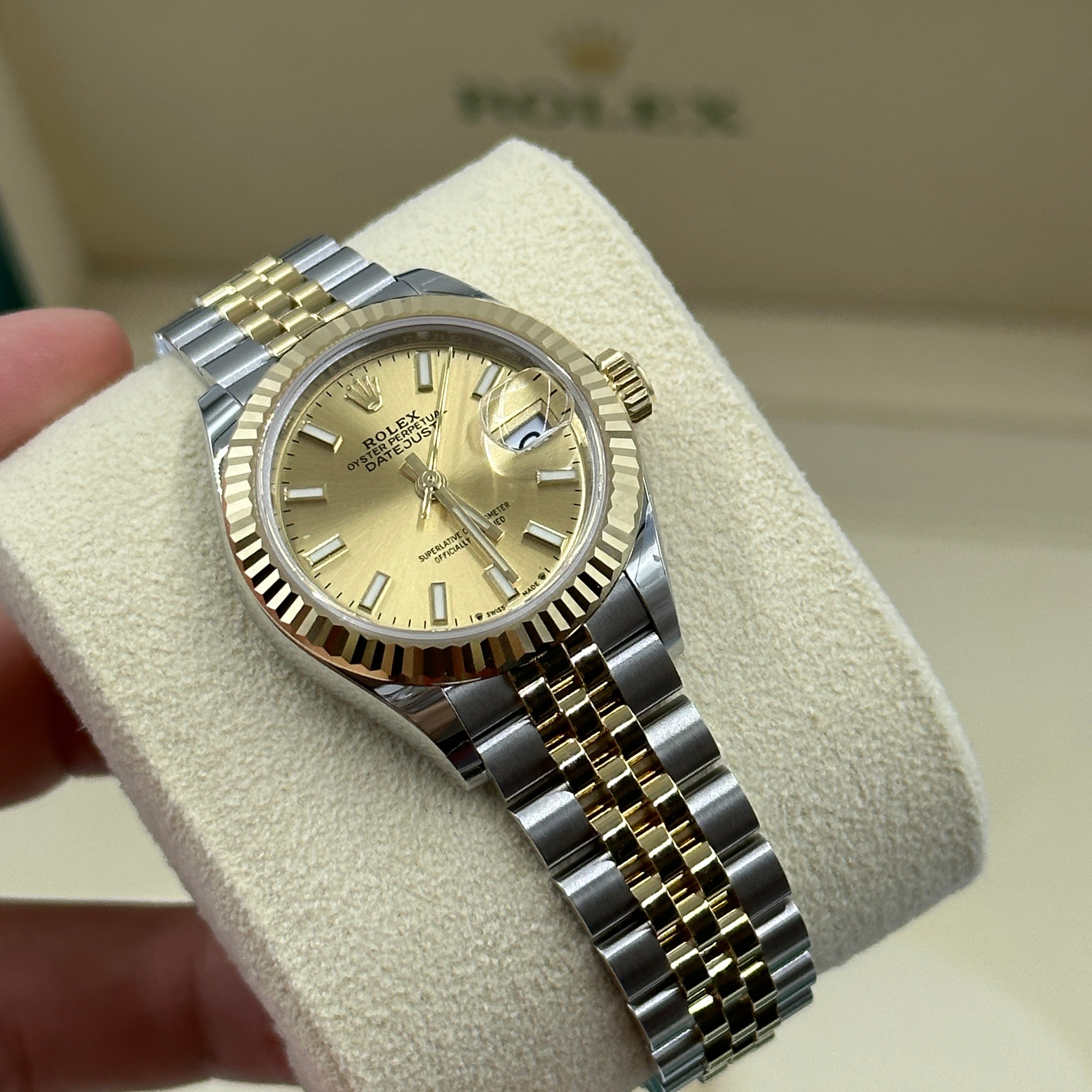 Rolex Lady-Datejust 279173 Champagne Index Jubilee 2025
