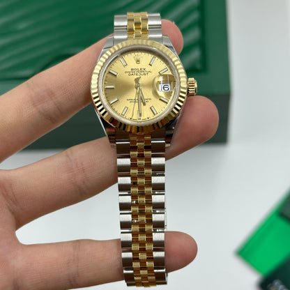 Rolex Lady-Datejust 279173 Champagne Index Jubilee 2025