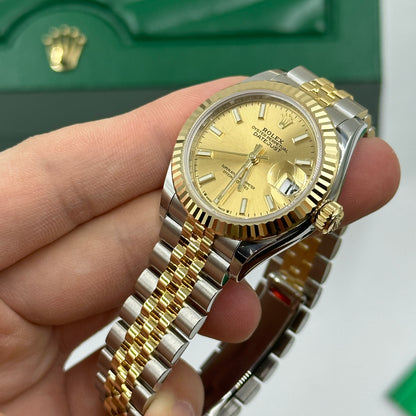 Rolex Lady-Datejust 279173 Champagne Index Jubilee 2025