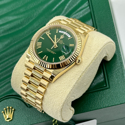 Rolex Day-Date 40 228238 GREEN ROMAN 2026