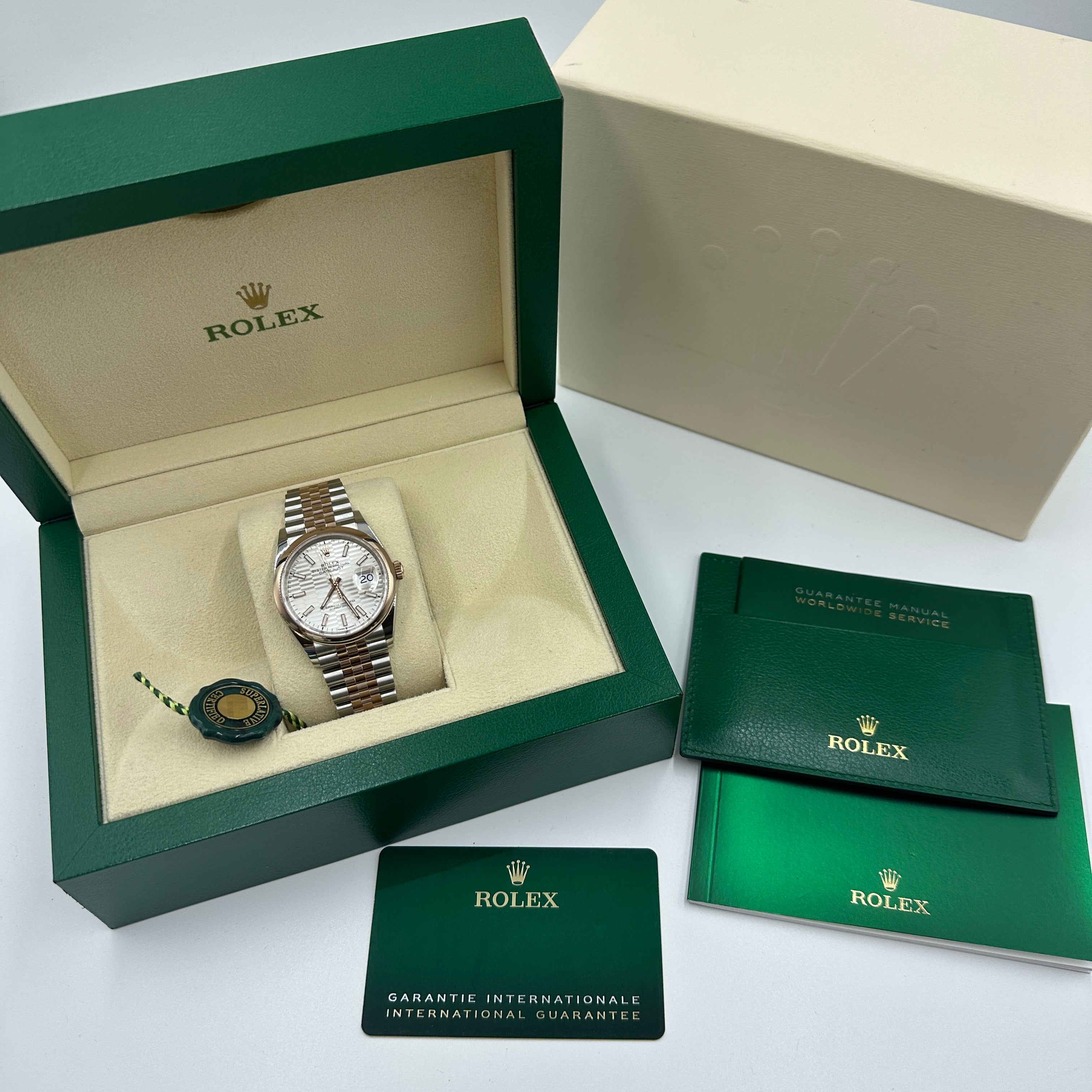 Rolex Datejust 36 126201-0033 Silberne Flöte Jubiläum 2024