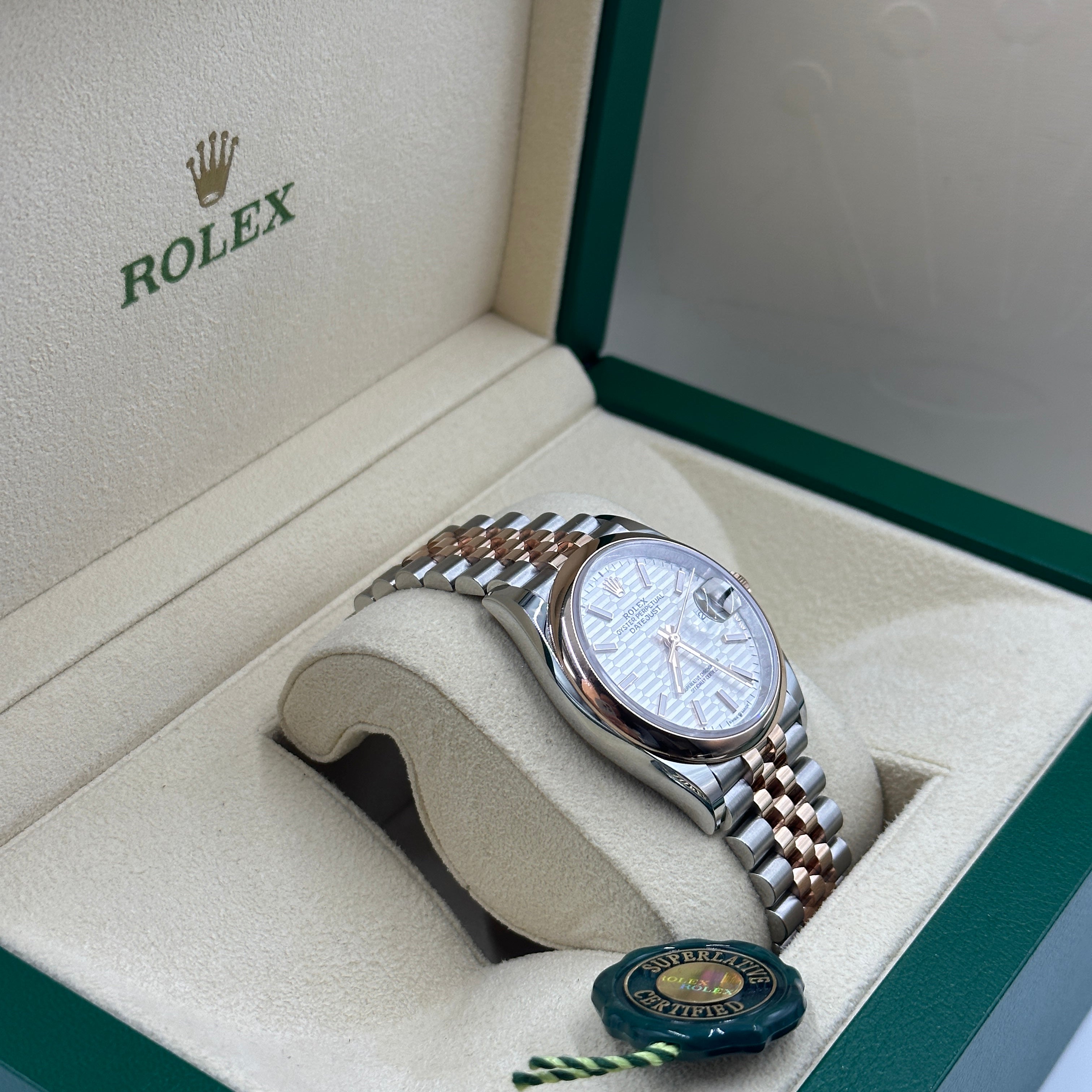 Rolex Datejust 36 126201-0033 Silberne Flöte Jubiläum 2024