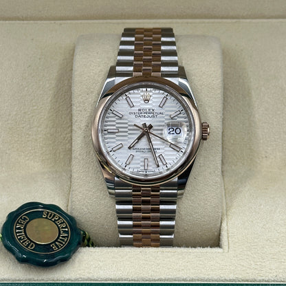 Rolex Datejust 36 126201-0033 Silberne Flöte Jubiläum 2024