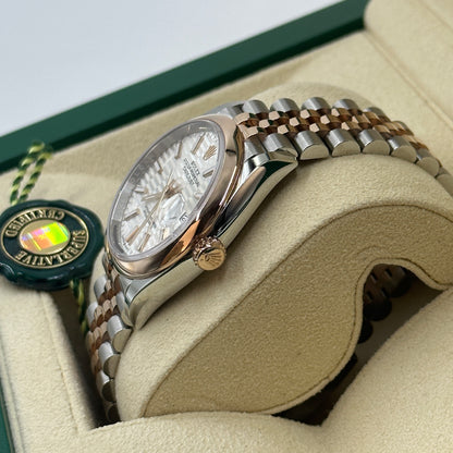 Rolex Datejust 36 126201-0033 Silberne Flöte Jubiläum 2024