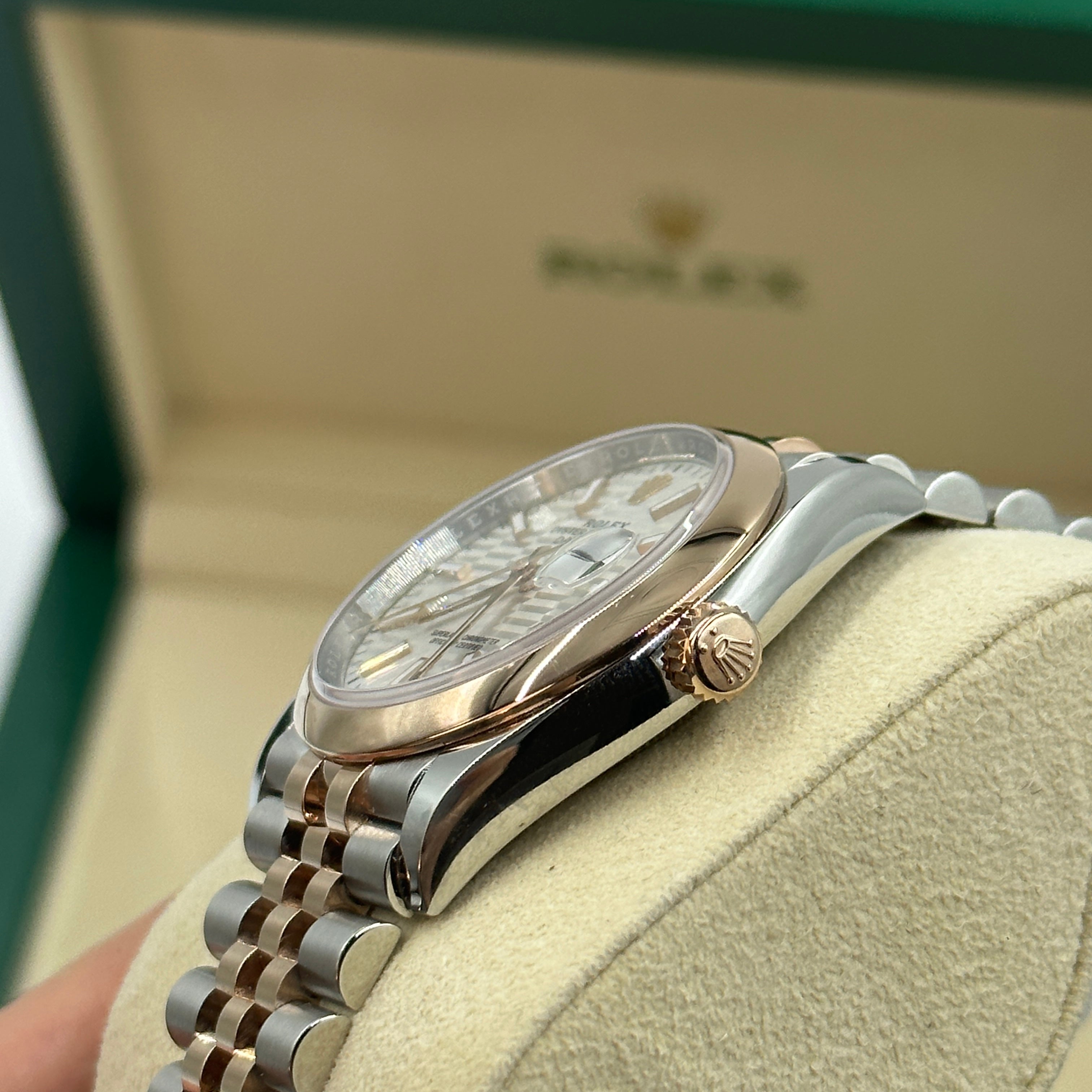 Rolex Datejust 36 126201-0033 Silberne Flöte Jubiläum 2024