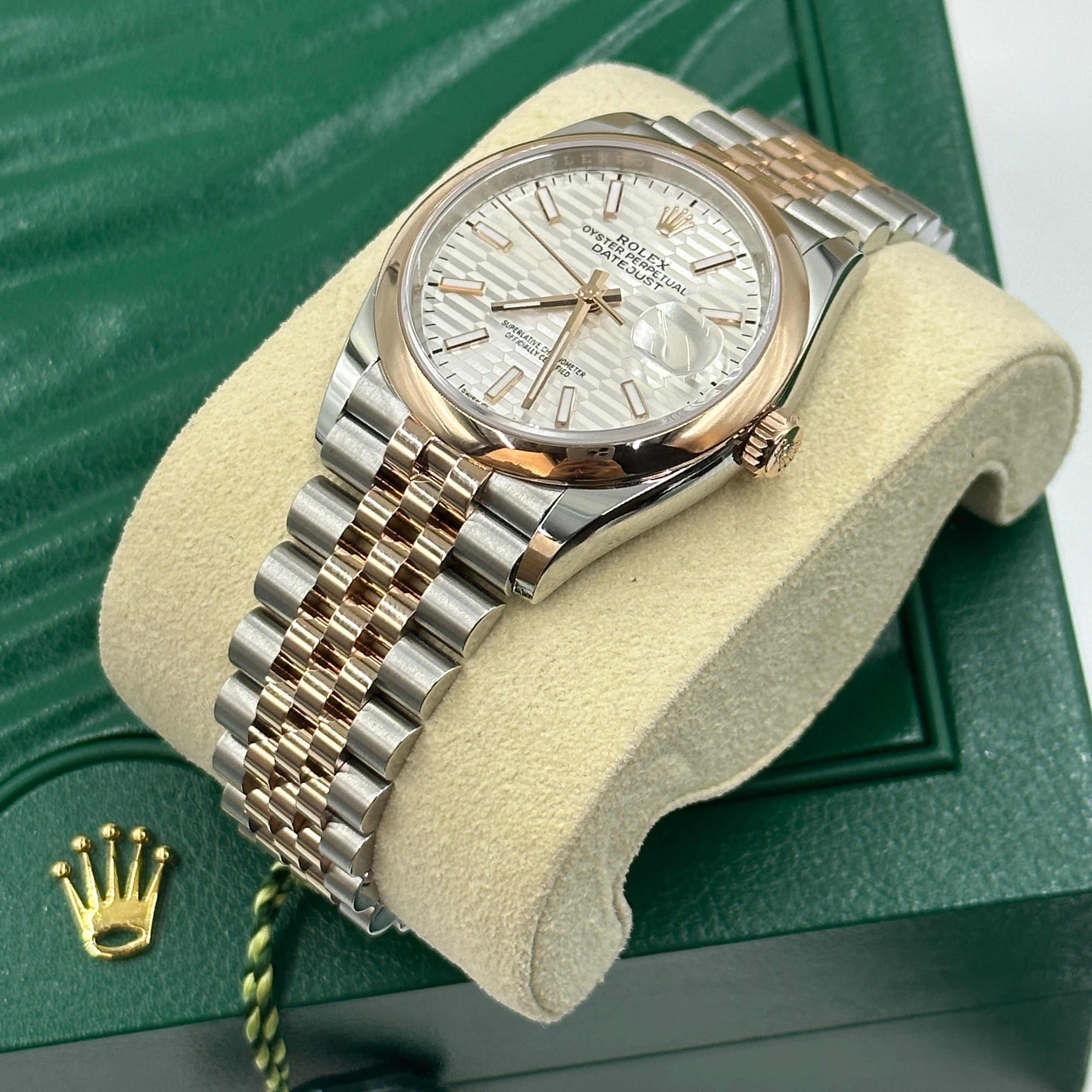 Rolex Datejust 36 126201-0033 Silberne Flöte Jubiläum 2024