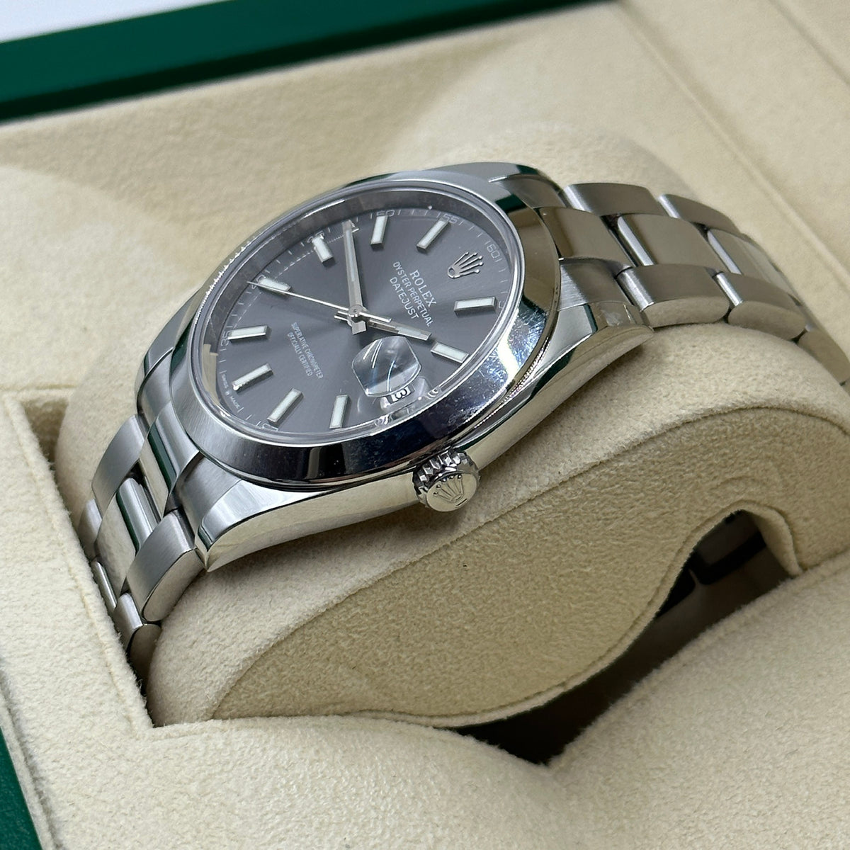 Rolex Datejust 41 126300 Grey Index Dial Oyster 2026