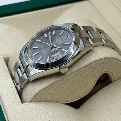 Rolex Datejust 41 126300 Grey Index Dial Oyster 2026