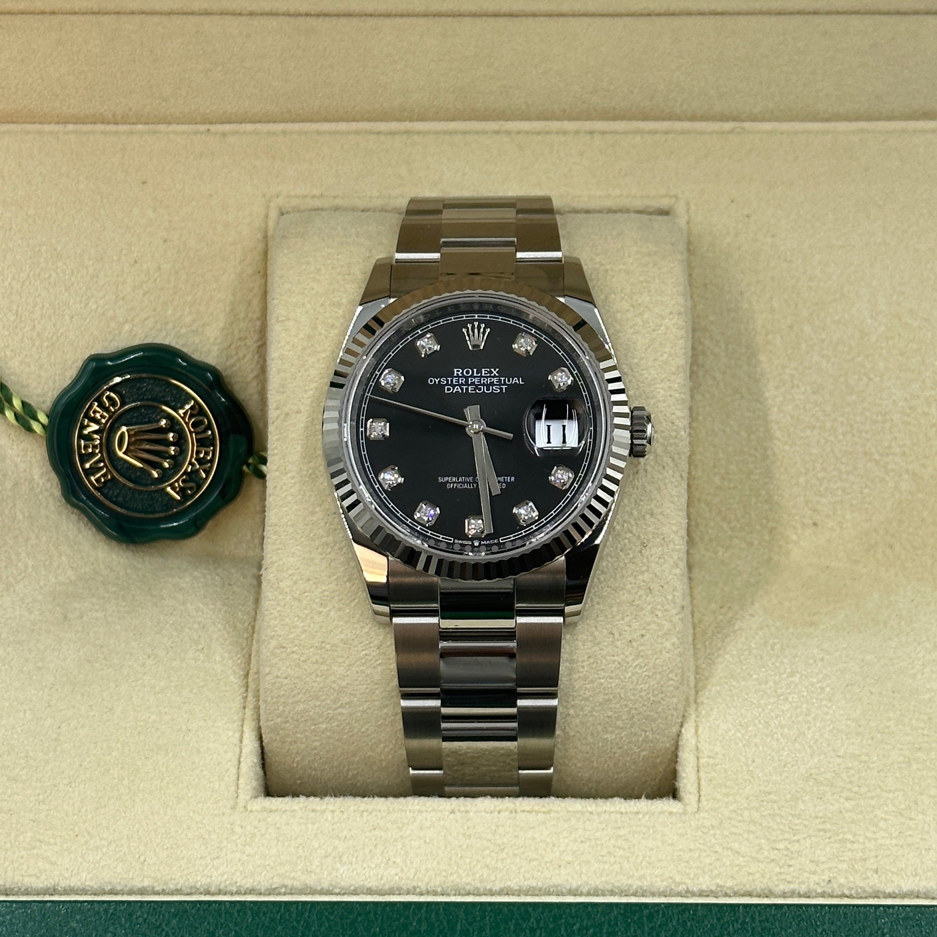 Rolex Datejust 36 126234G Schwarze Auster 2025