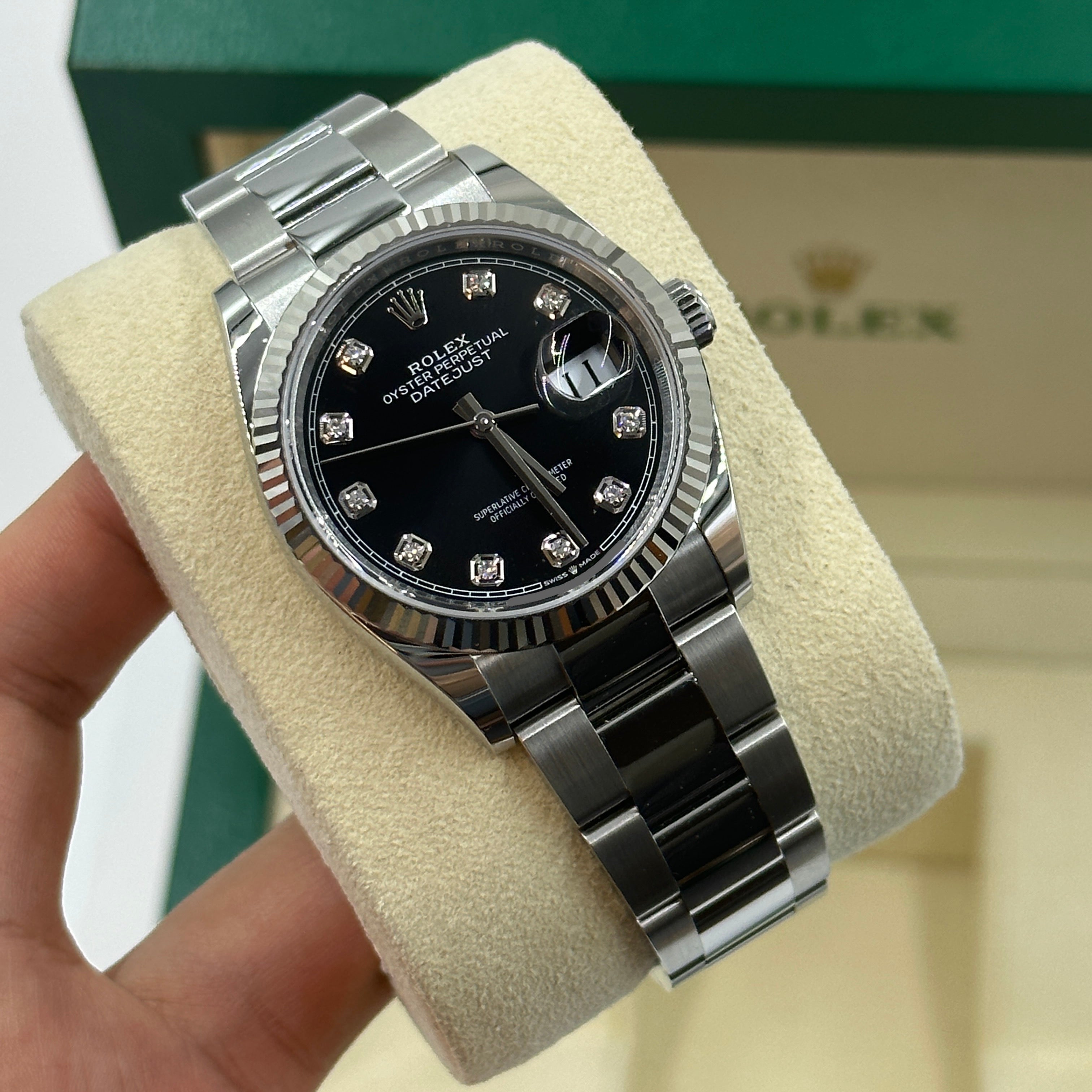 Rolex Datejust 36 126234G Schwarze Auster 2025