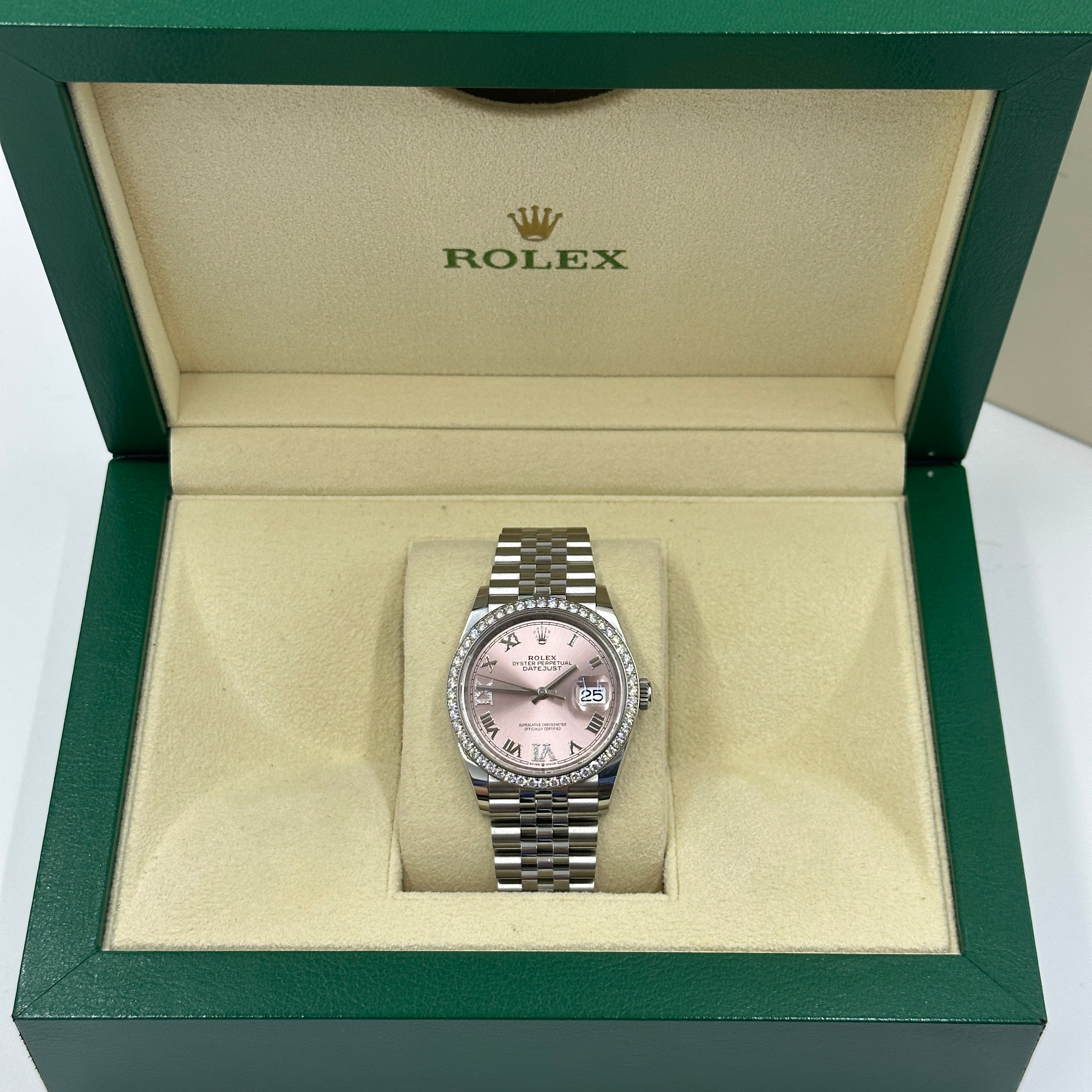 Rolex Datejust 36 126284 Pink VIIX Jubilee 2024
