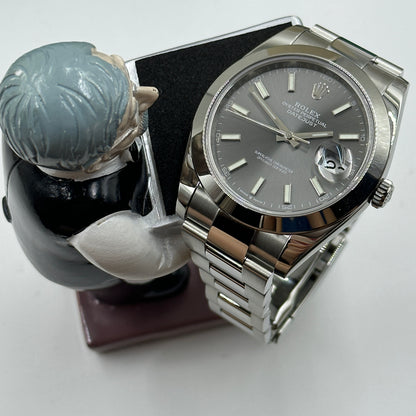 Rolex Datejust 41 126300 Grey Index Dial Oyster 2026