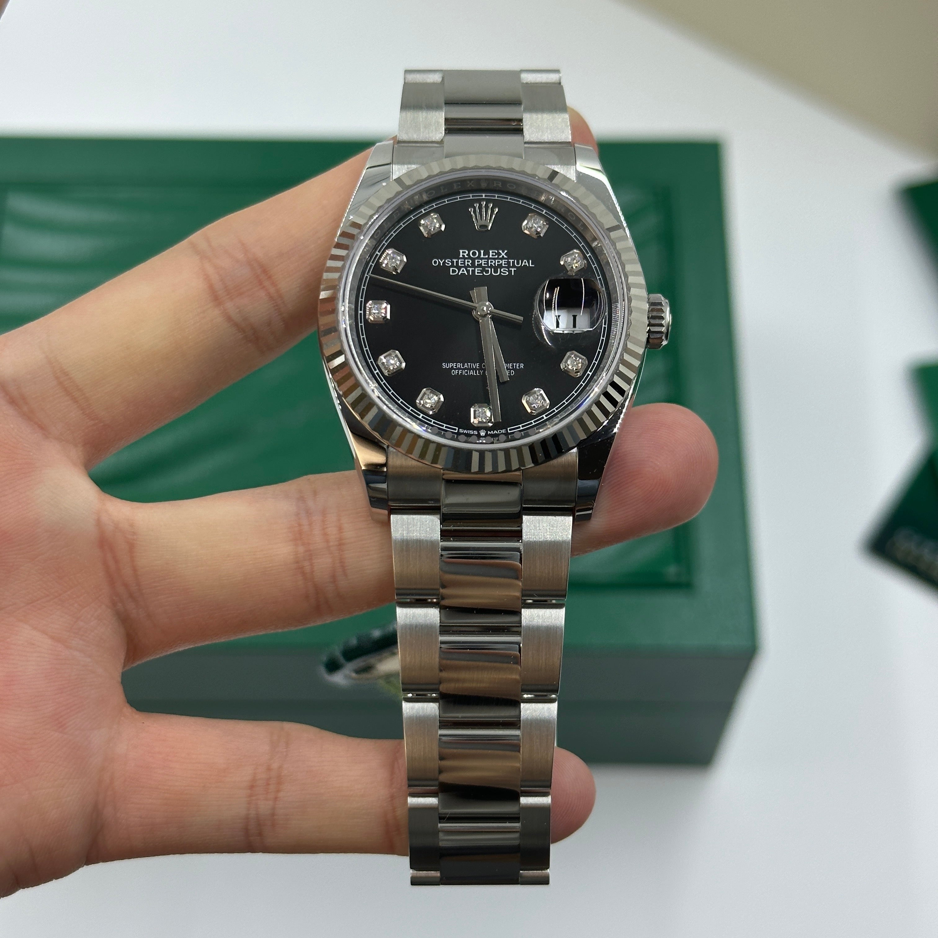 Rolex Datejust 36 126234G Schwarze Auster 2025