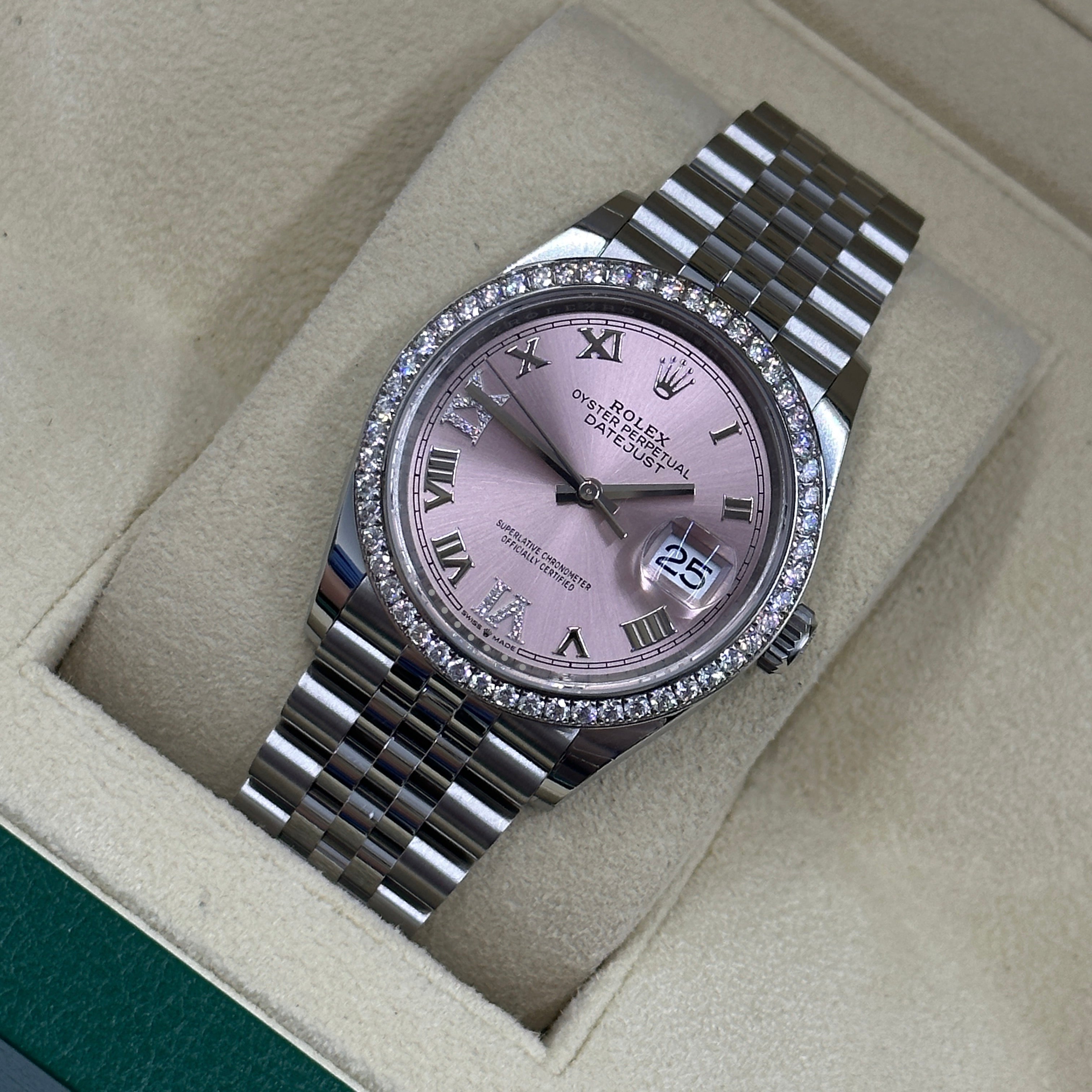 Rolex Datejust 36 126284 Pink VIIX Jubilee 2024