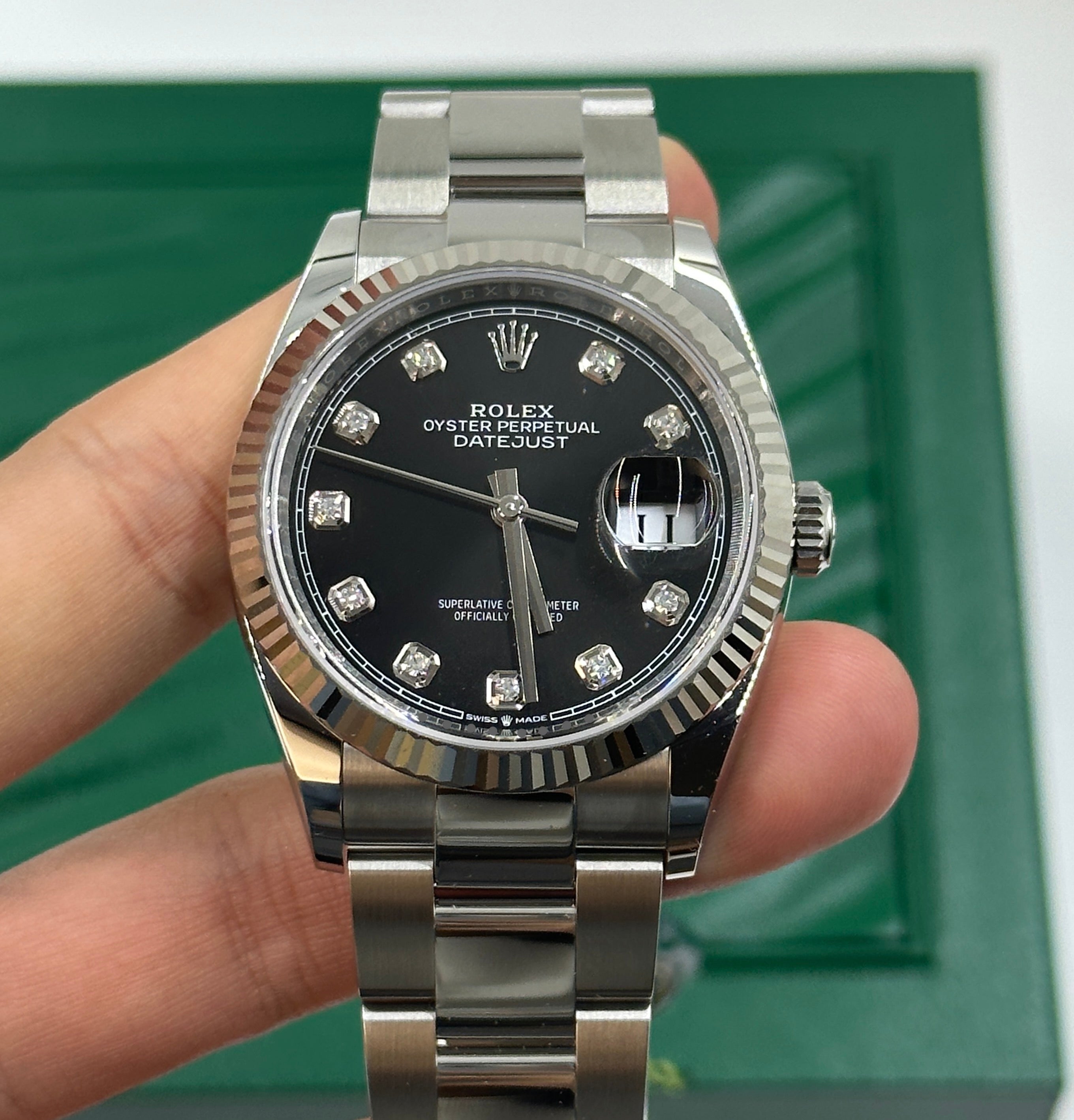 Rolex Datejust 36 126234G Schwarze Auster 2025