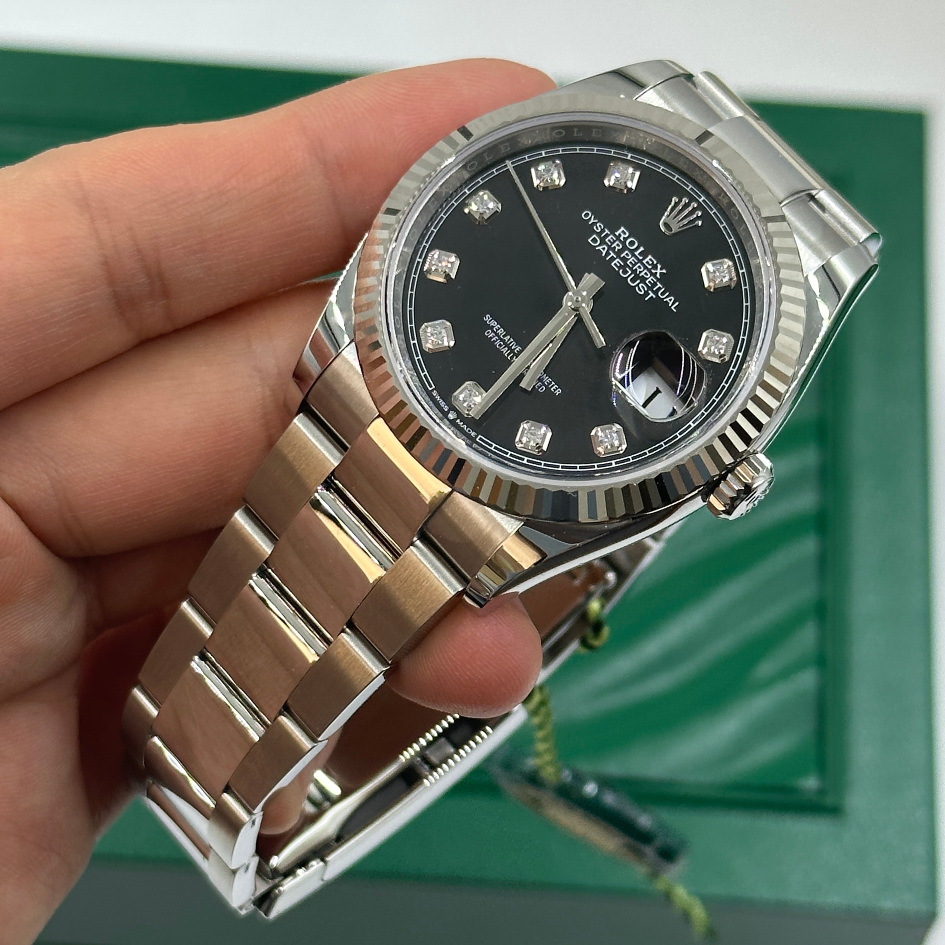 Rolex Datejust 36 126234G Schwarze Auster 2025