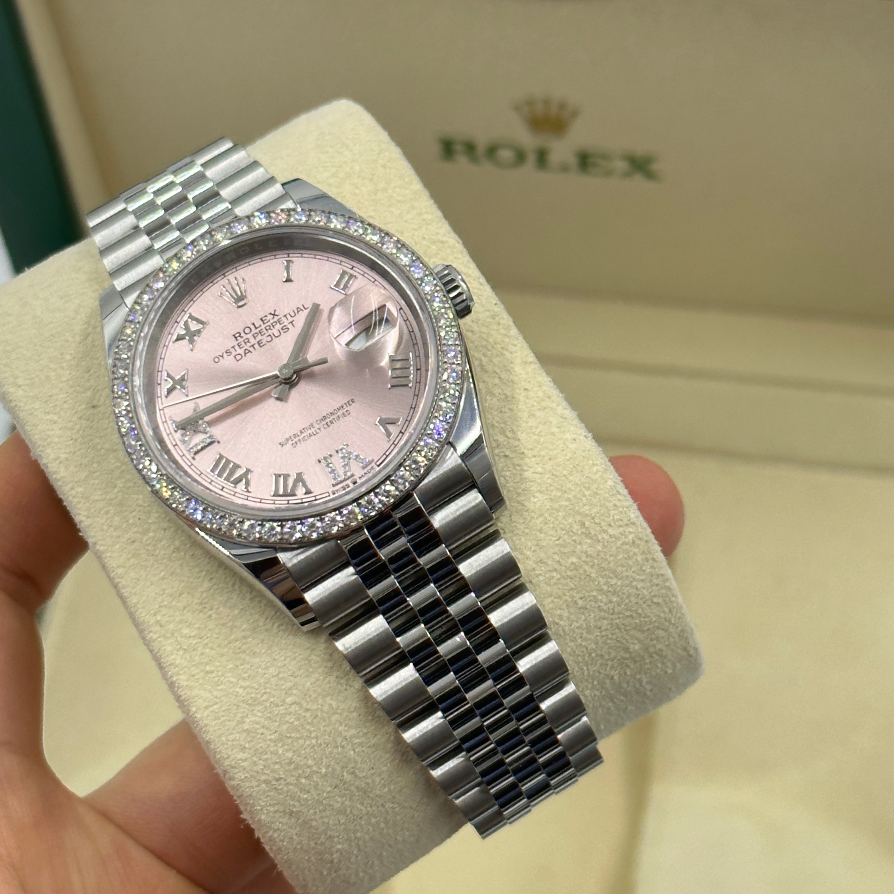 Rolex Datejust 36 126284 Pink VIIX Jubilee 2024