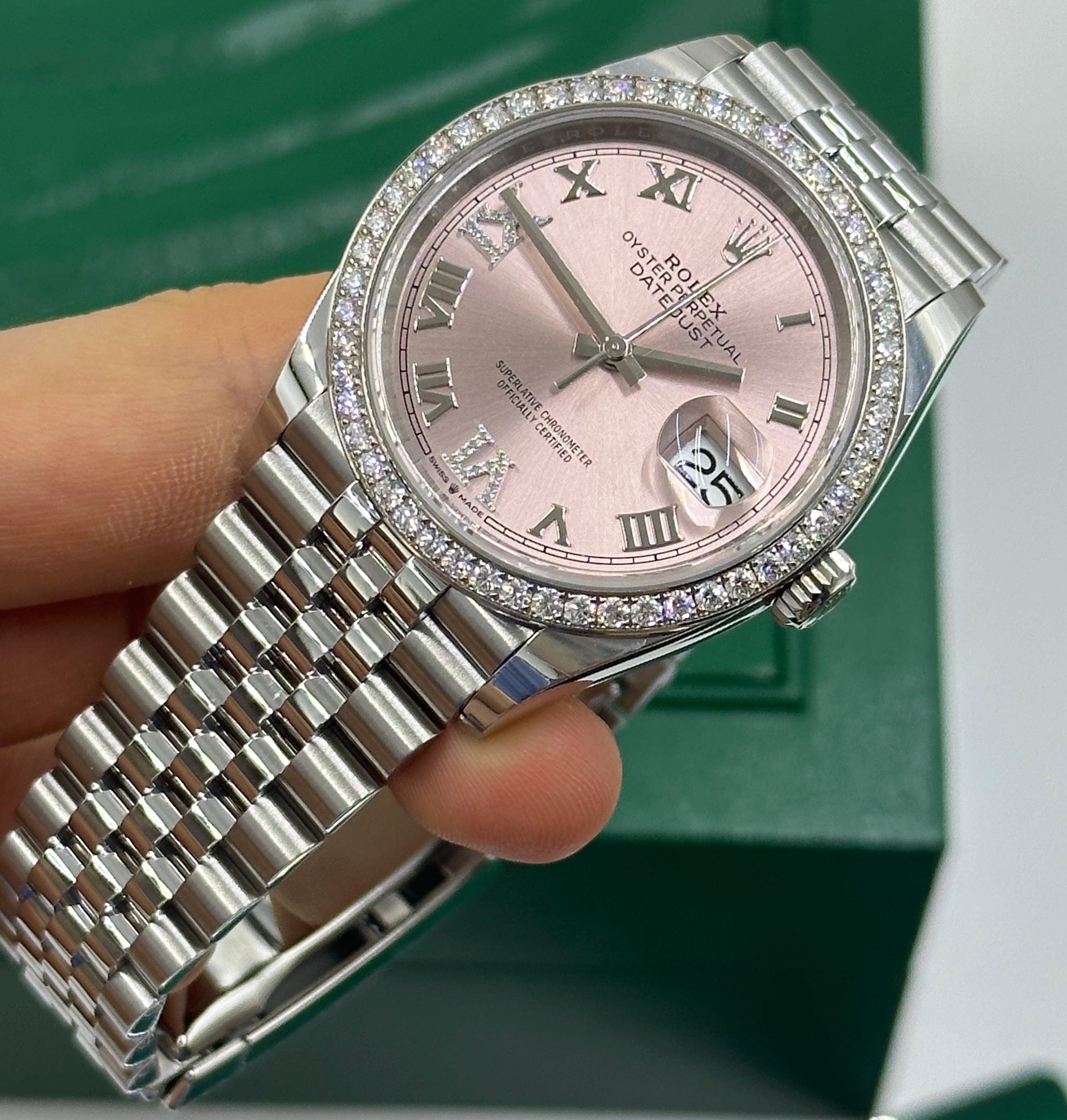 Rolex Datejust 36 126284 Pink VIIX Jubilee 2024