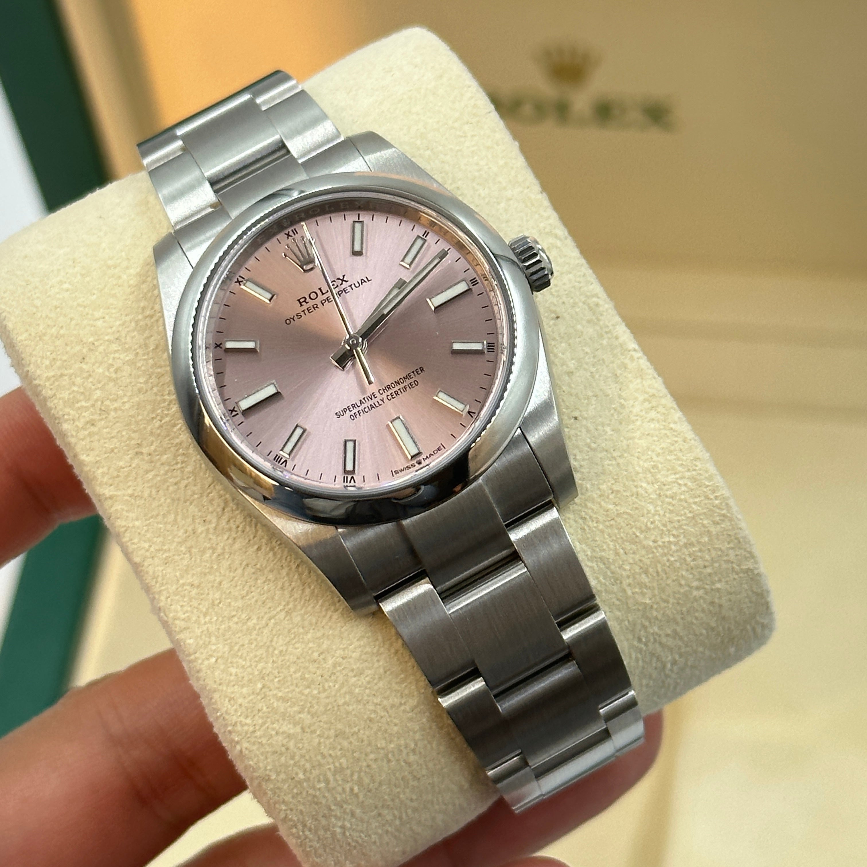 Rolex Oyster Perpetual 34 124200 Rosa 2025