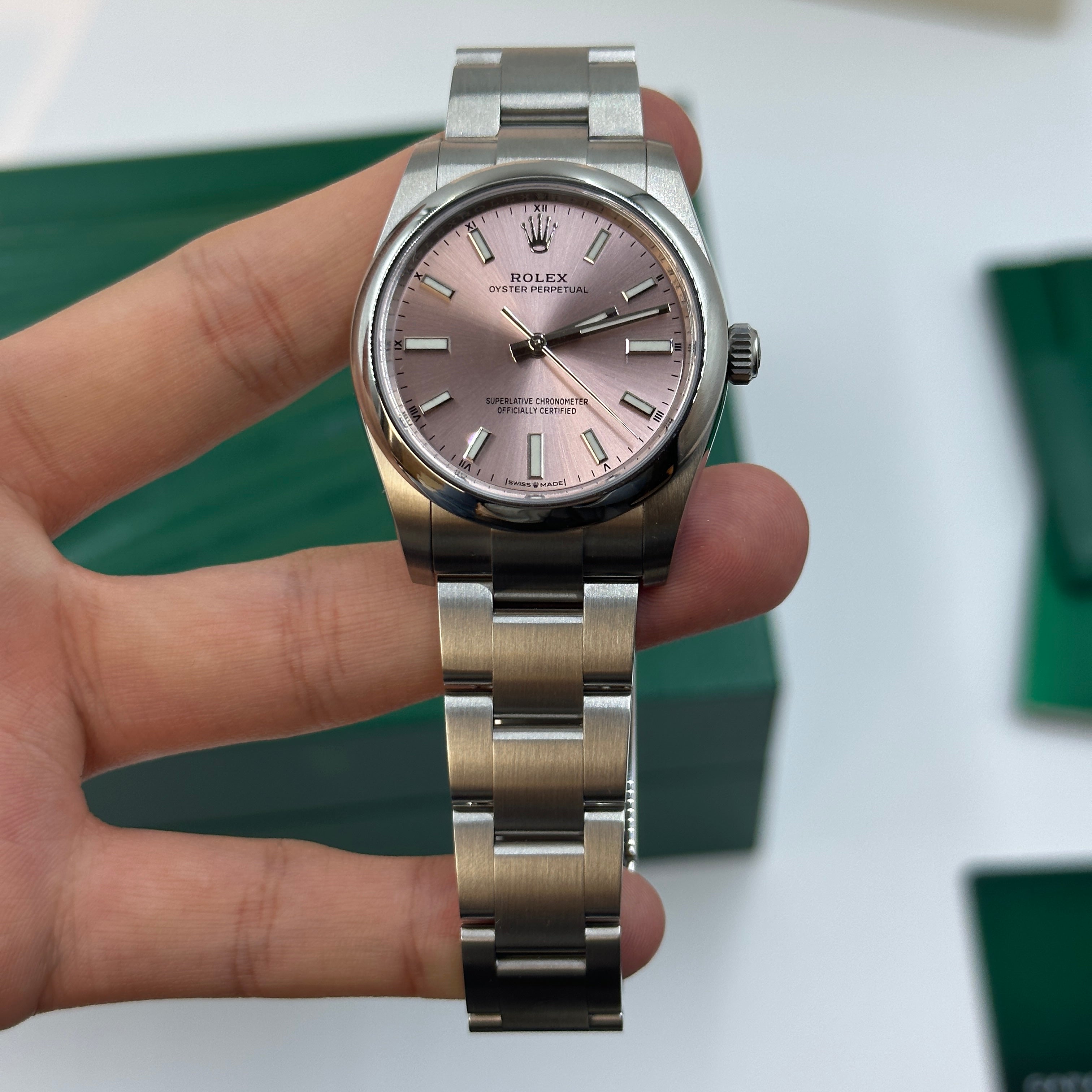 Rolex Oyster Perpetual 34 124200 Rosa 2025