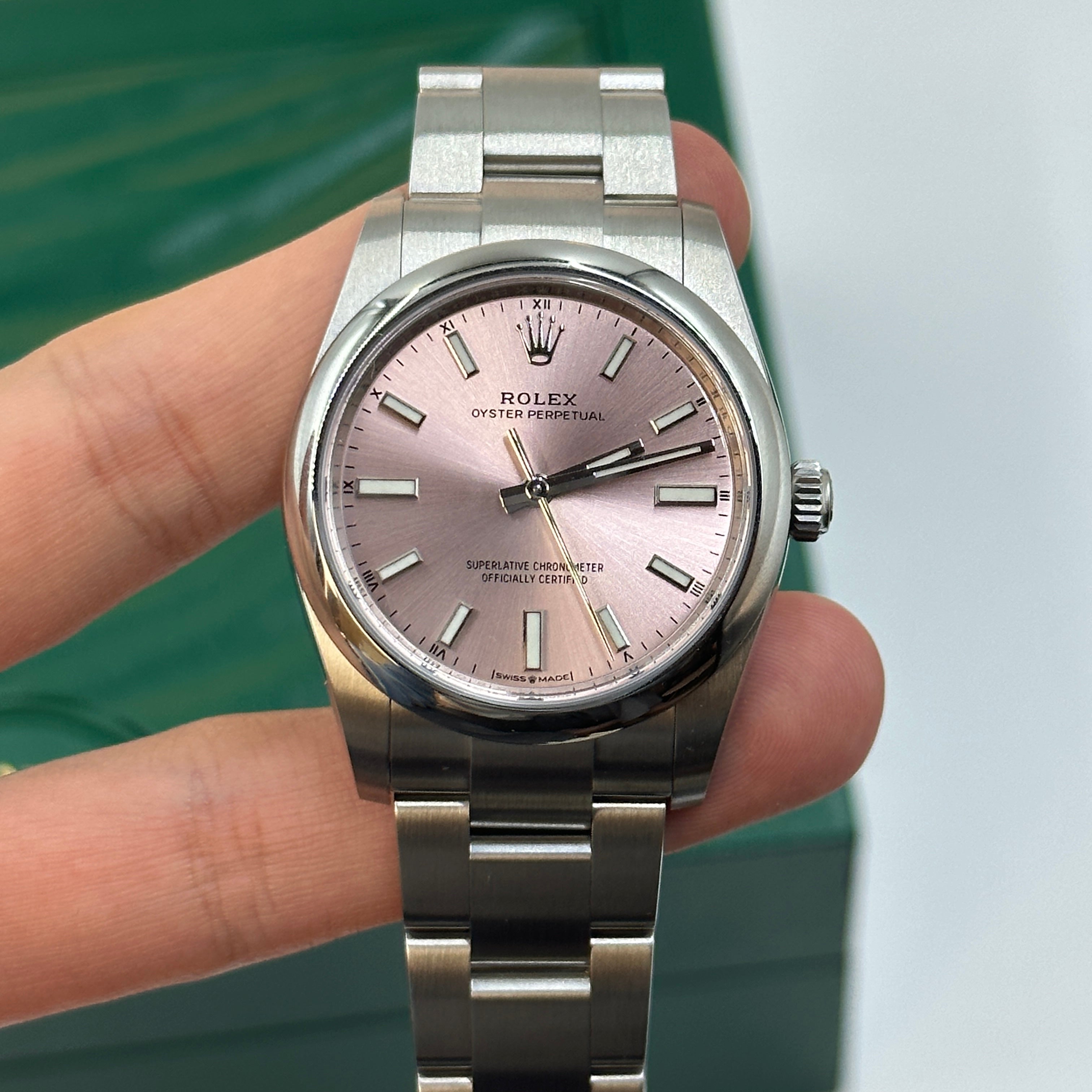 Rolex Oyster Perpetual 34 124200 Rosa 2025