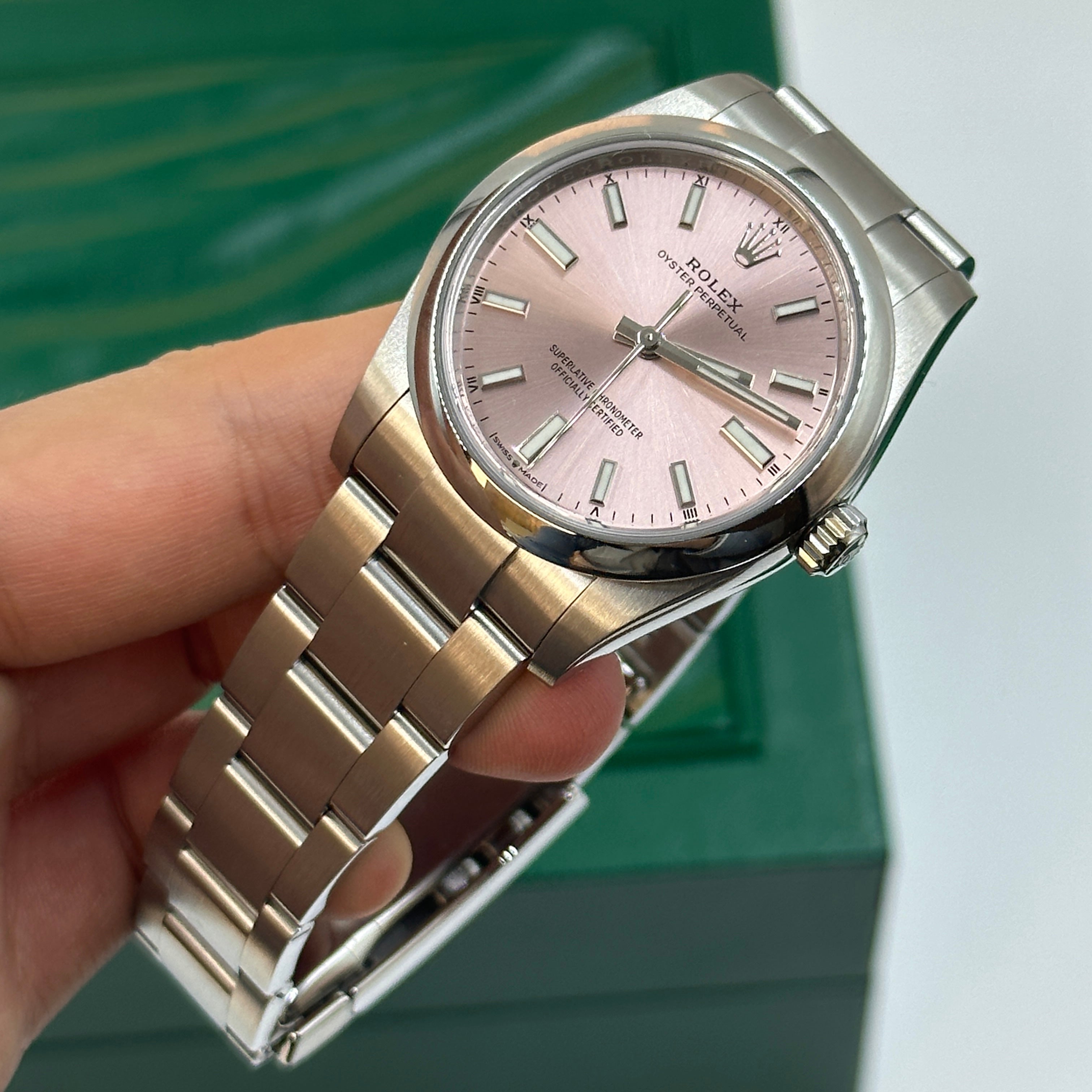 Rolex Oyster Perpetual 34 124200 Rosa 2025