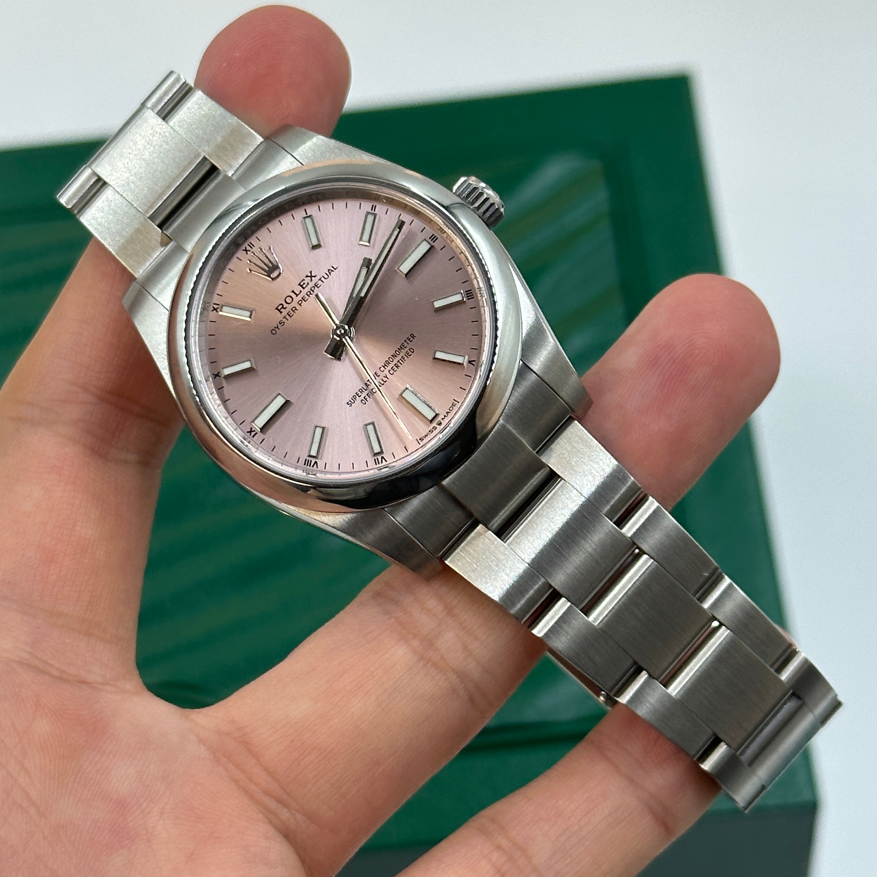 Rolex Oyster Perpetual 34 124200 Rosa 2025