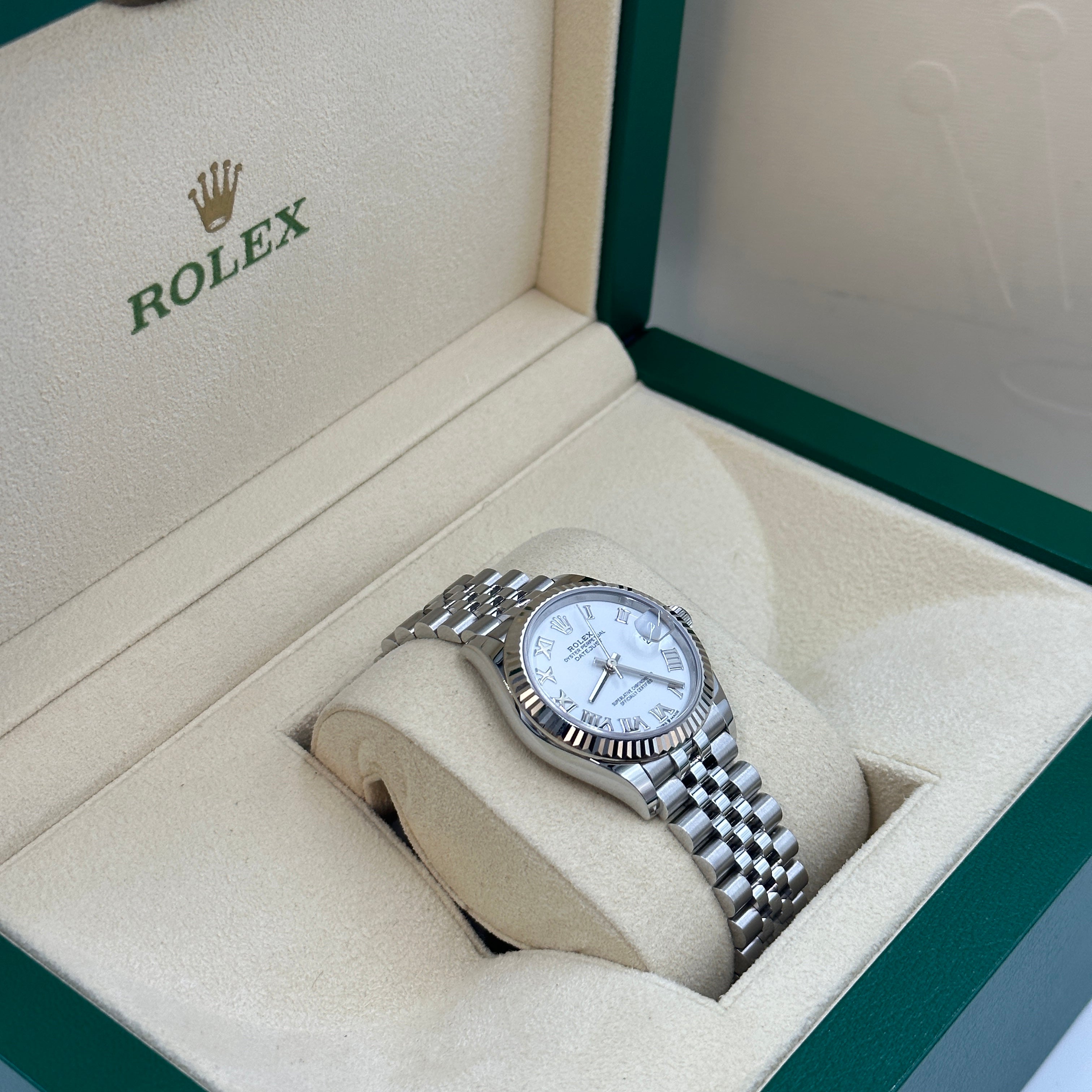 Rolex Datejust 31 278274 Weißes römisches Jubiläum 2025