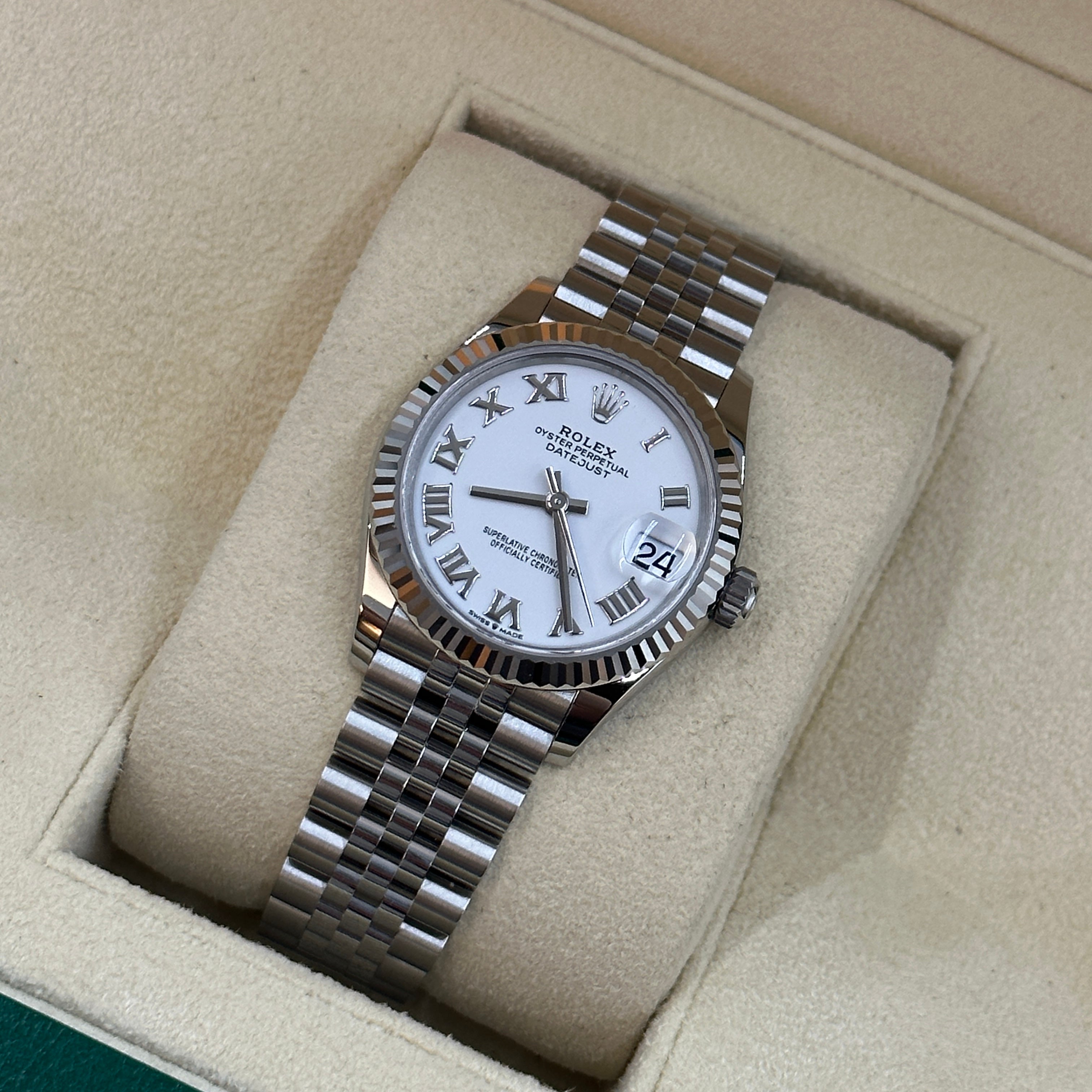 Rolex Datejust 31 278274 Weißes römisches Jubiläum 2025